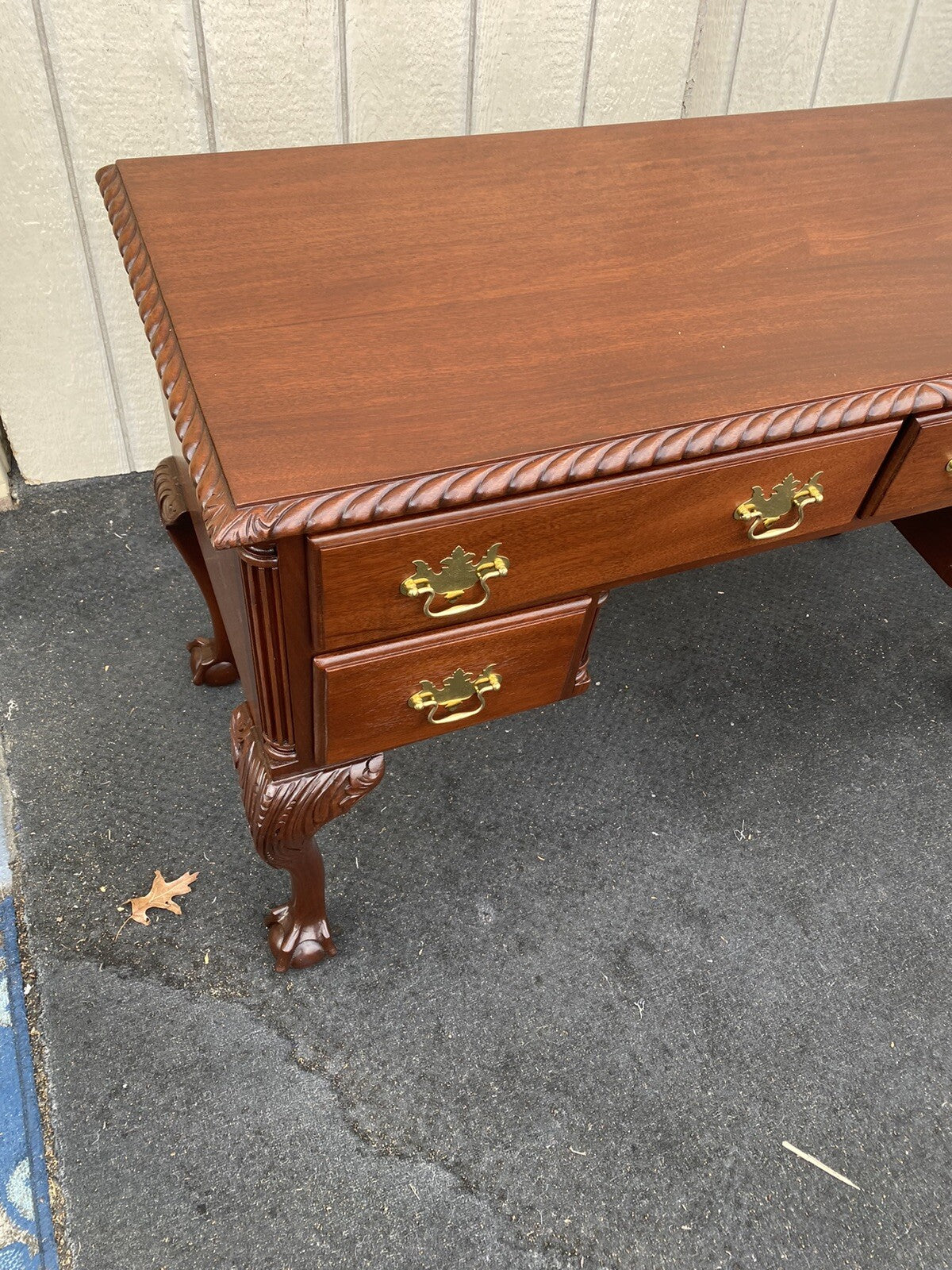66073 Solid Mahogany Vanity Desk CUSTOM MADE
