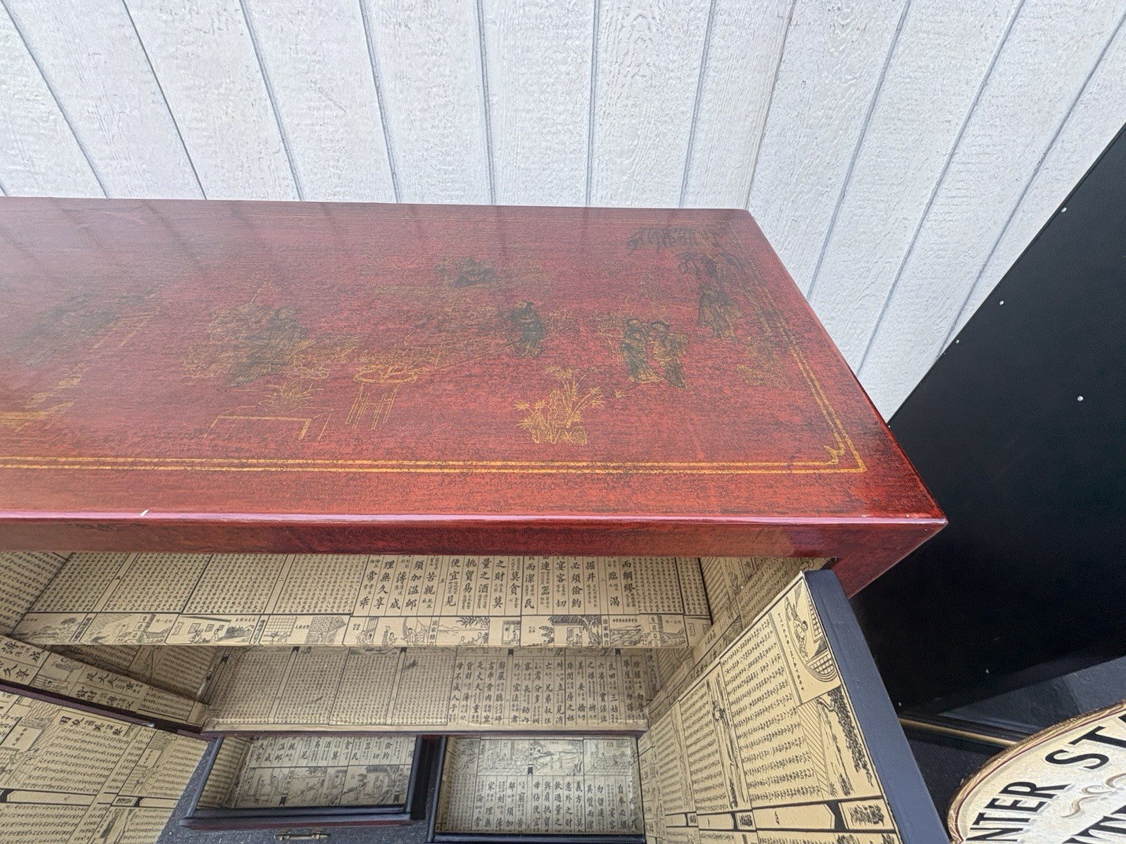 66697   Oriental Storage Cabinet Chest