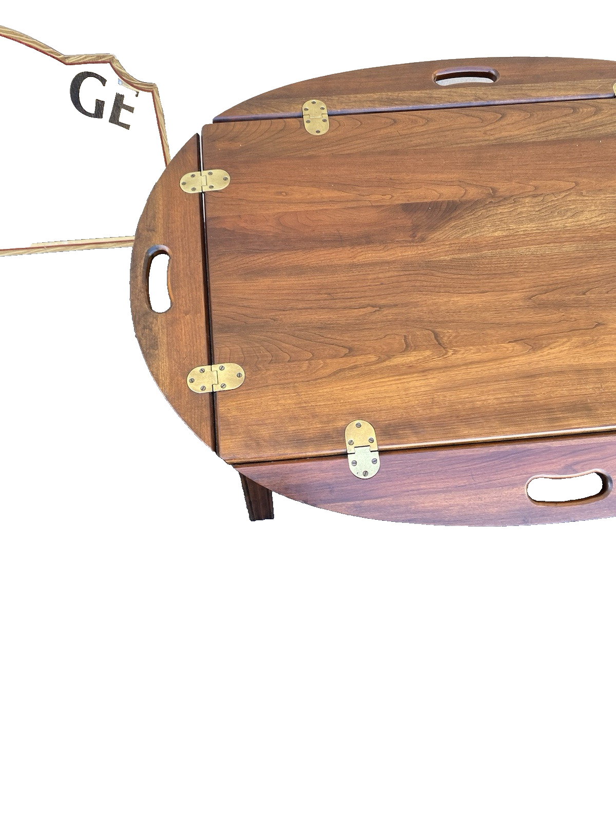 66345 ETHAN ALLEN  ?? Cherry  Butler Coffee Table Stand