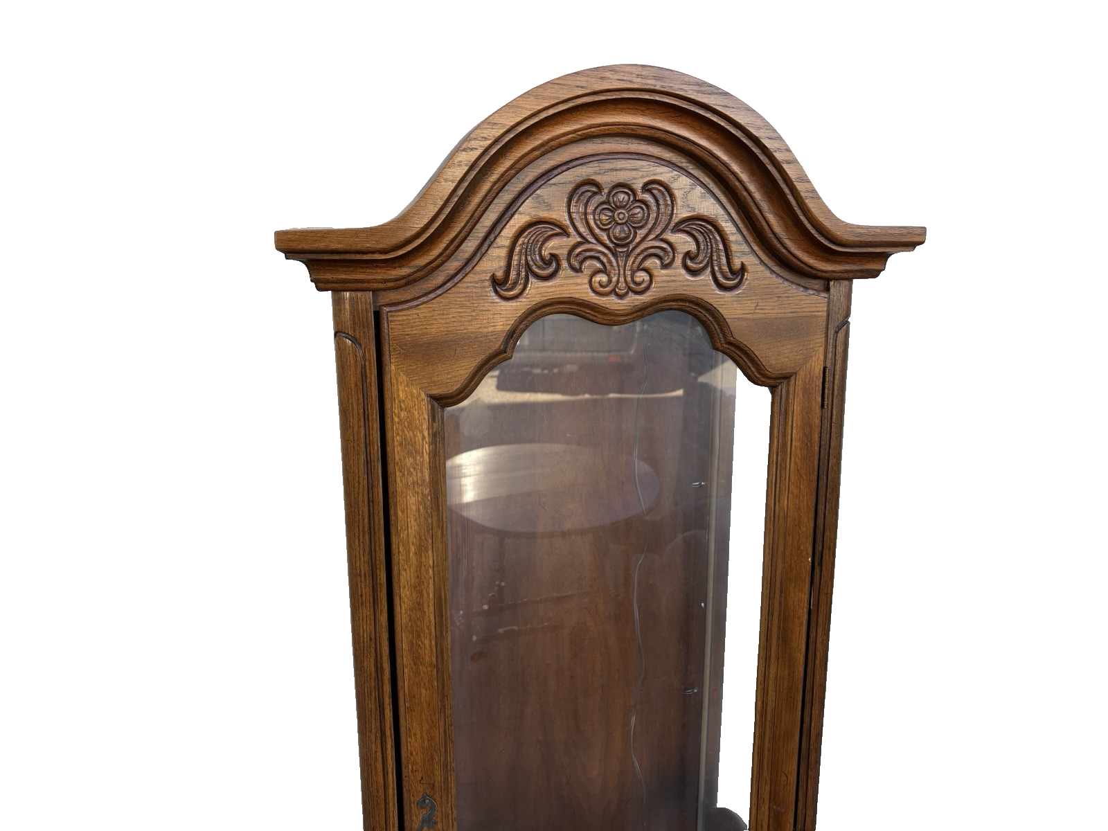 67099 Oak Curio China Cabinet