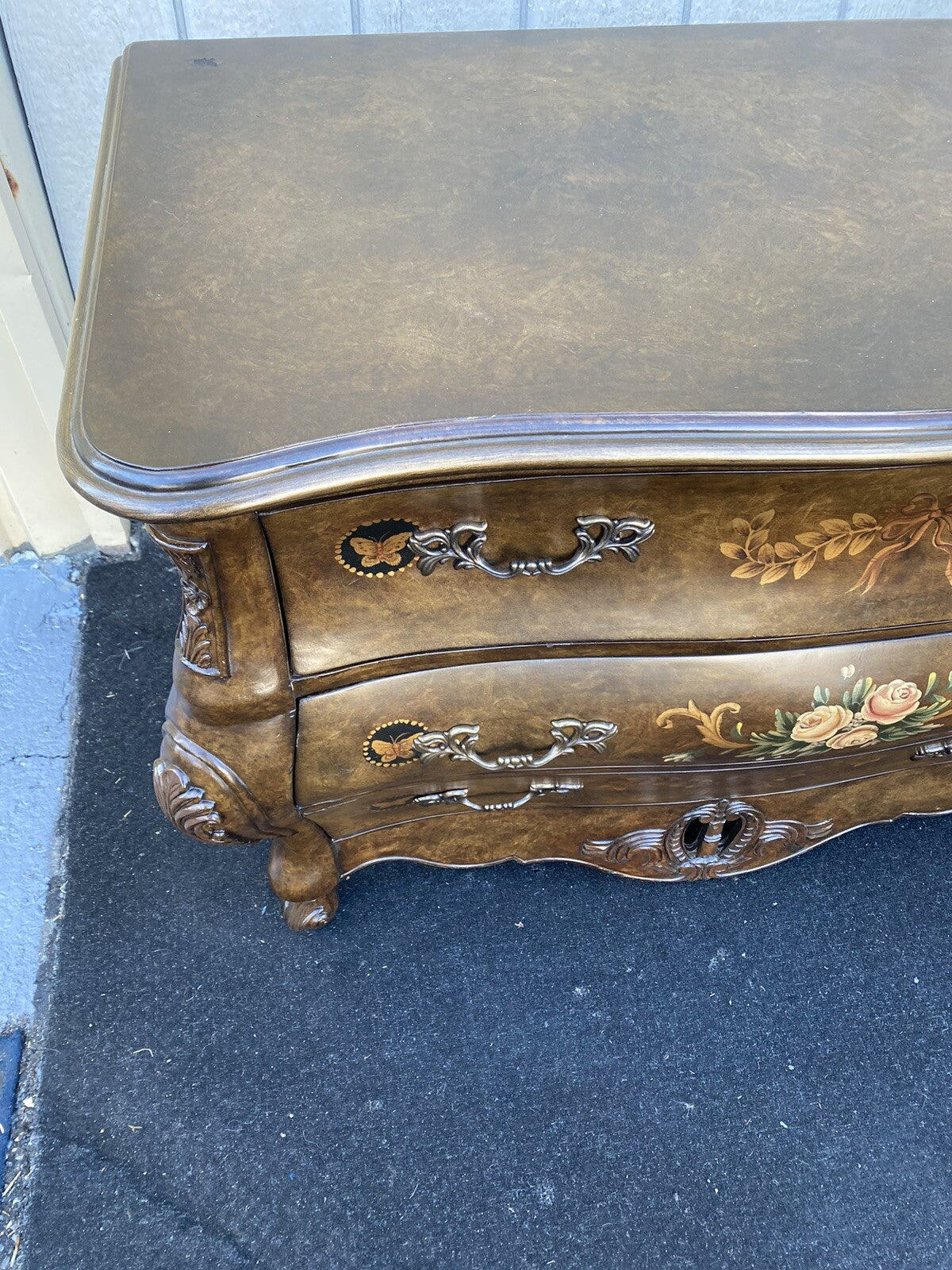 66320    Decorator Coaster Stenciled Dresser Chest Server Cabinet