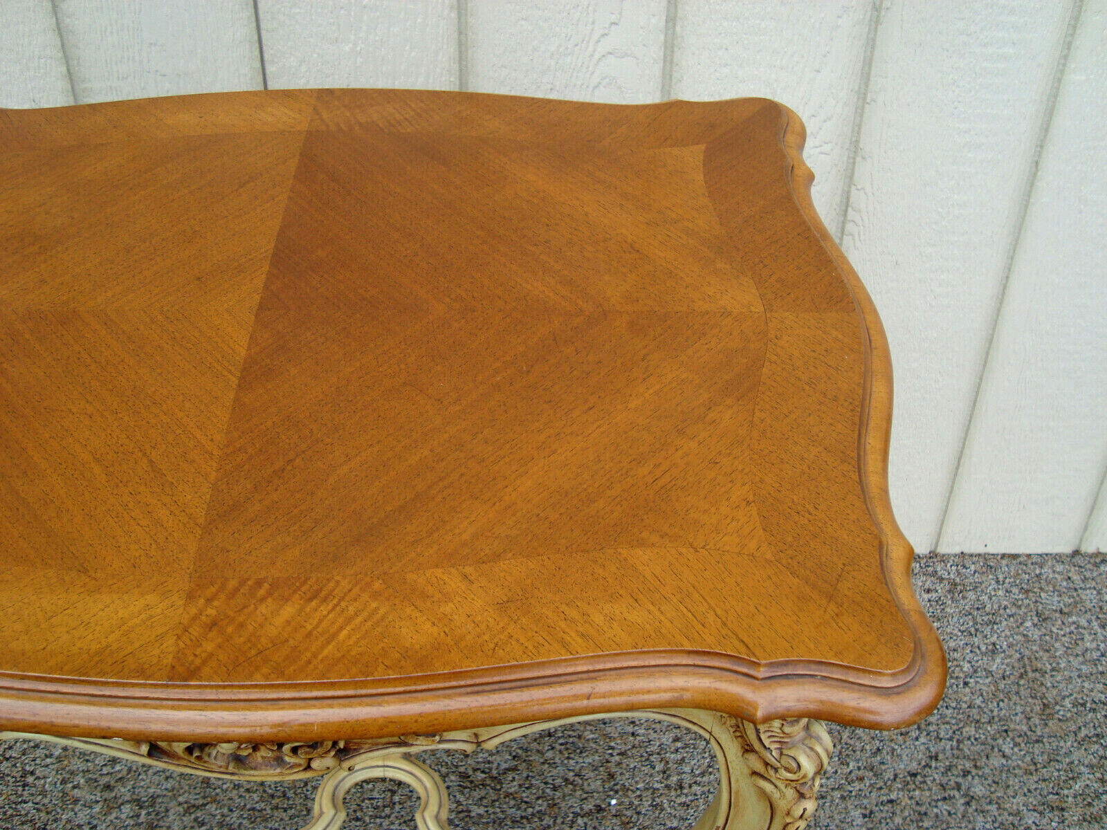 59969 QUALITY Satinwood Lamp Table Stand w Orignal Factory Painted Base