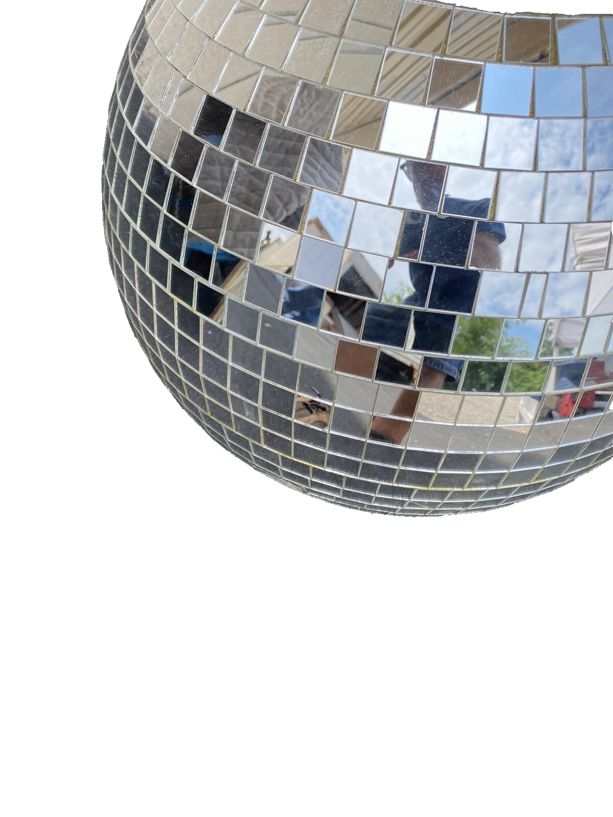 65925 Large Disco Ball Party Maker 1980 s  25 " round