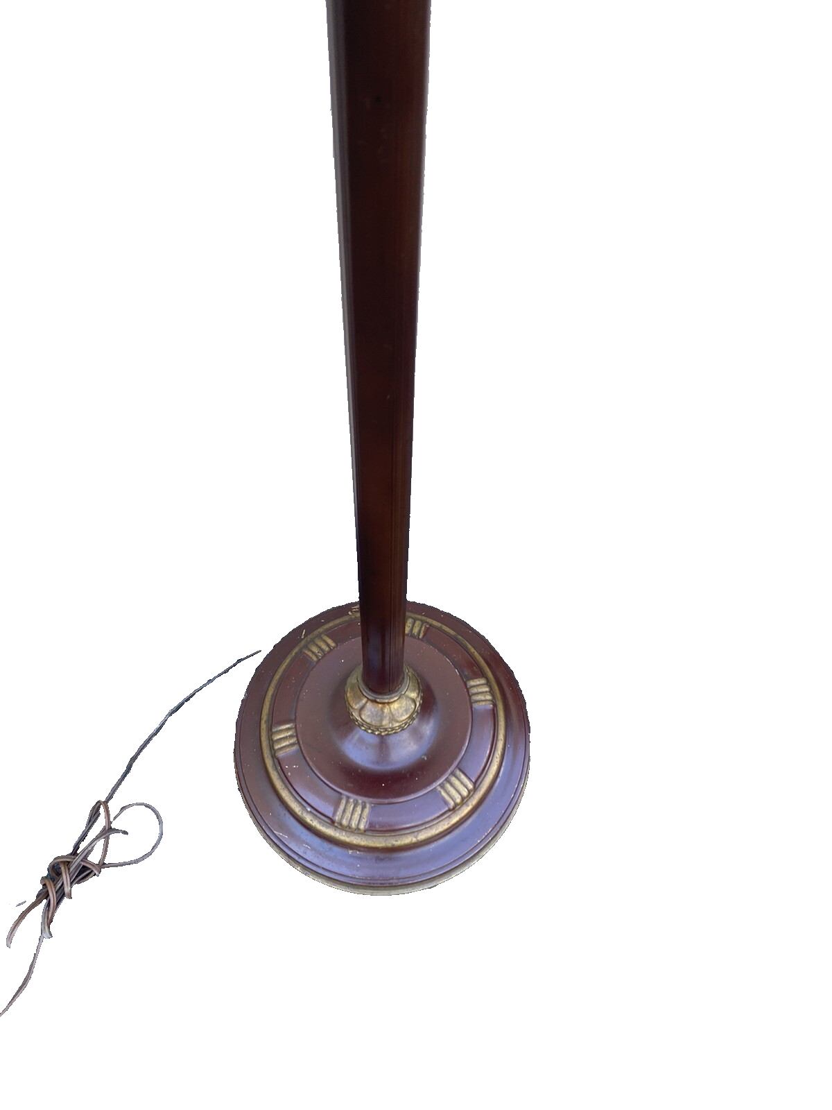 65619  Oriental Figural Torch Lamp Light