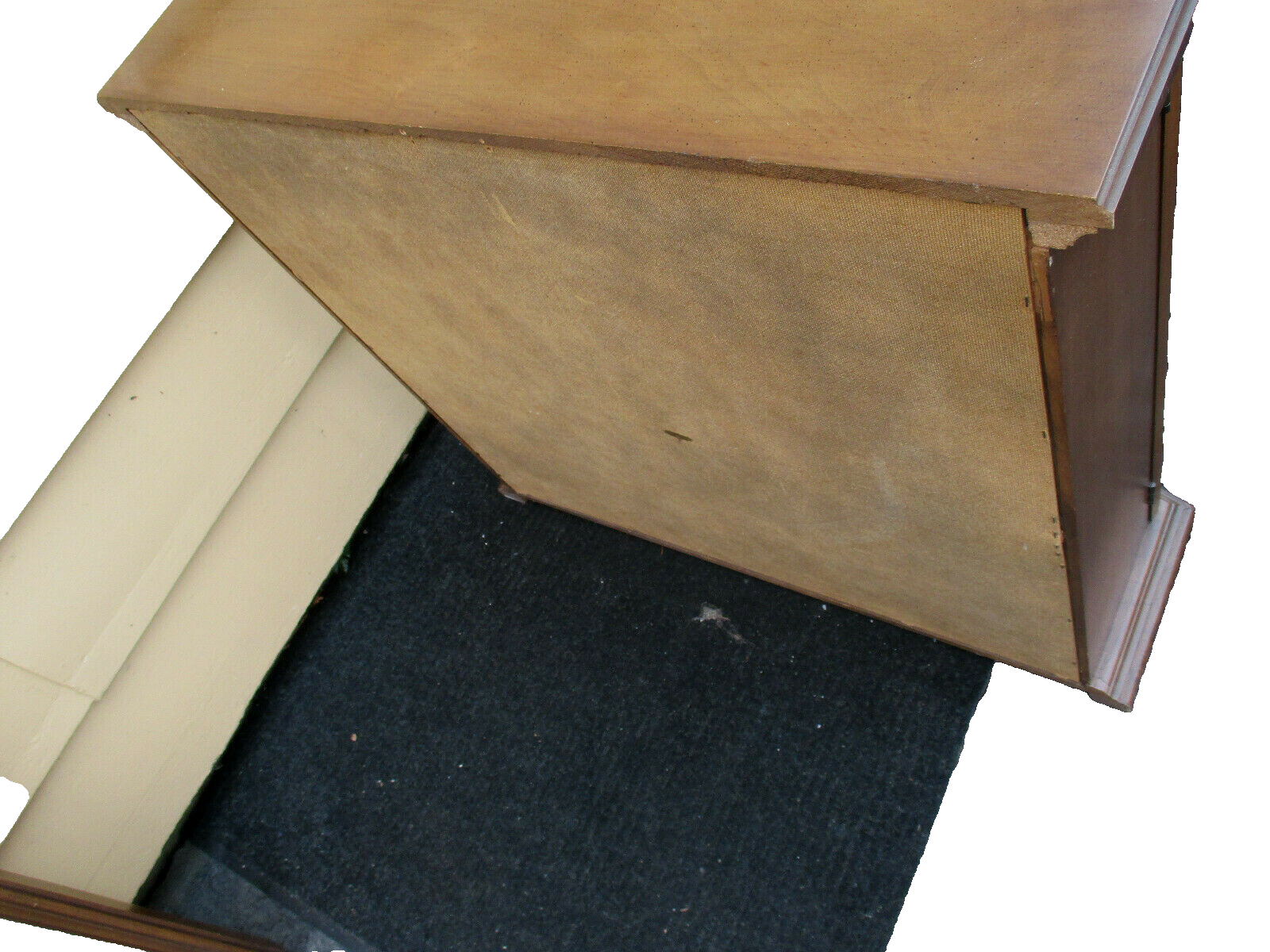 51039  QUALITY Maple Console Hall Table Stand with Mirror