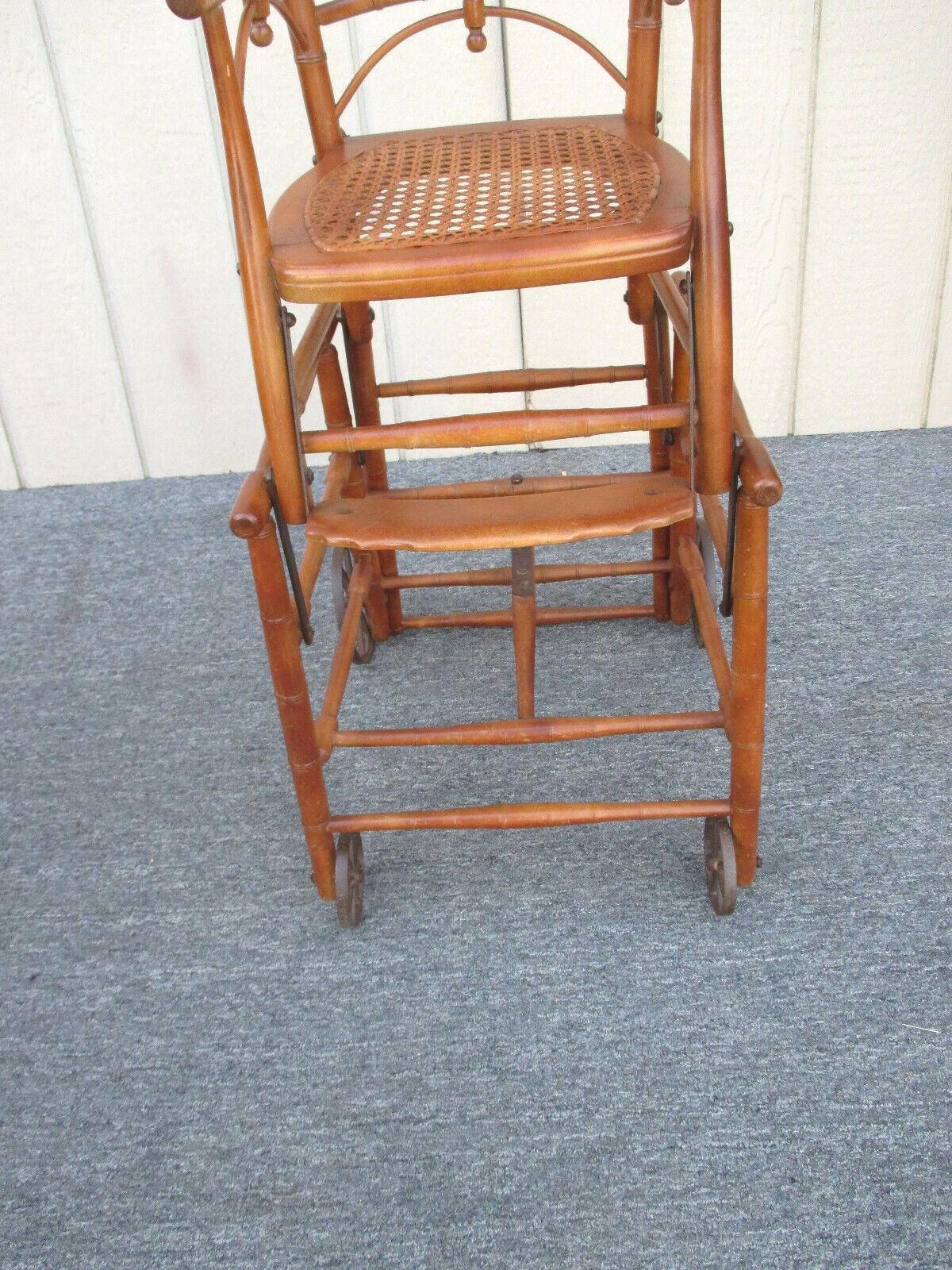 59162 ANTIQUE COLLAPSIBLE Child  HIGH CHAIR STROLLER