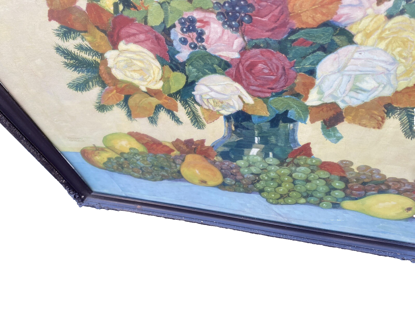 00001 Oil Painting?? Water Color ?? on Paper Artist Signed FERDINAND SPIEGEL 13