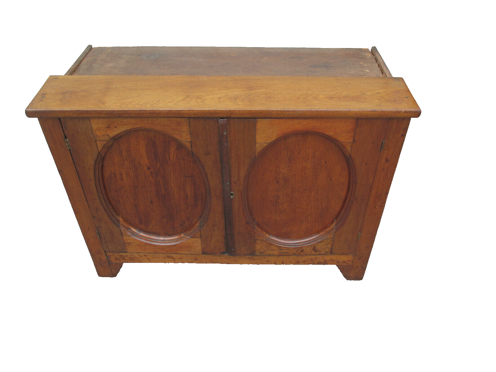 62385   Antique Victorian 2 pc Secretary Desk w/ Bookcase Top