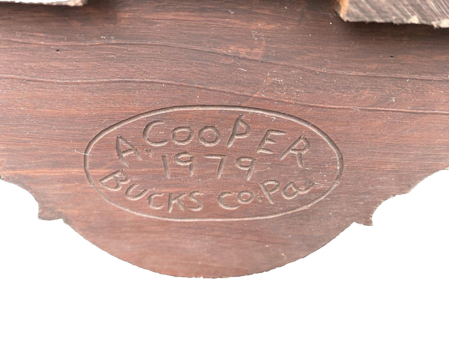 65880   CUSTOM Hand Made Mahogany A COOPER of Bucks County Mirror