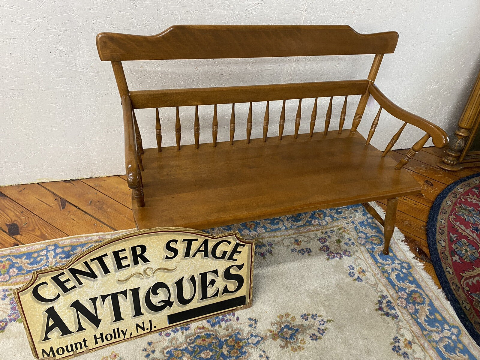 65774 Ethan Allen Maple Settee Loveseat Sofa