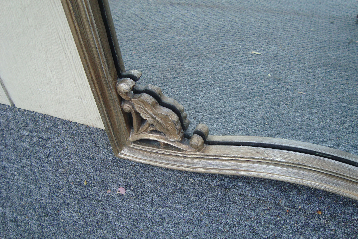 62004  Silver Decorator Mirror in Fancy Picture Frame