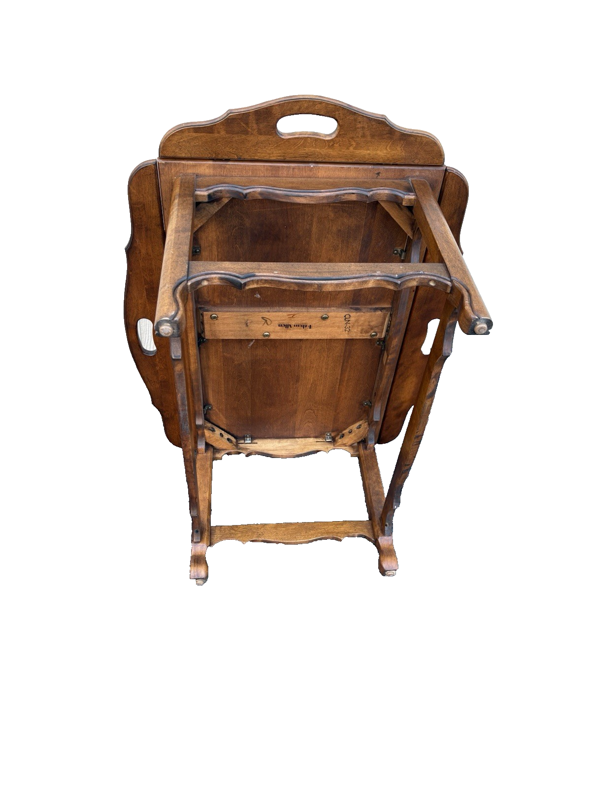 67014 ETHAN ALLEN Mahogany Butler Coffee Table Stand