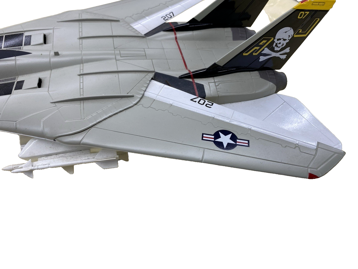 ES 228: Franklin Mint F 14 Tomcat U S Navy Jolly Rodger Airplane Plane