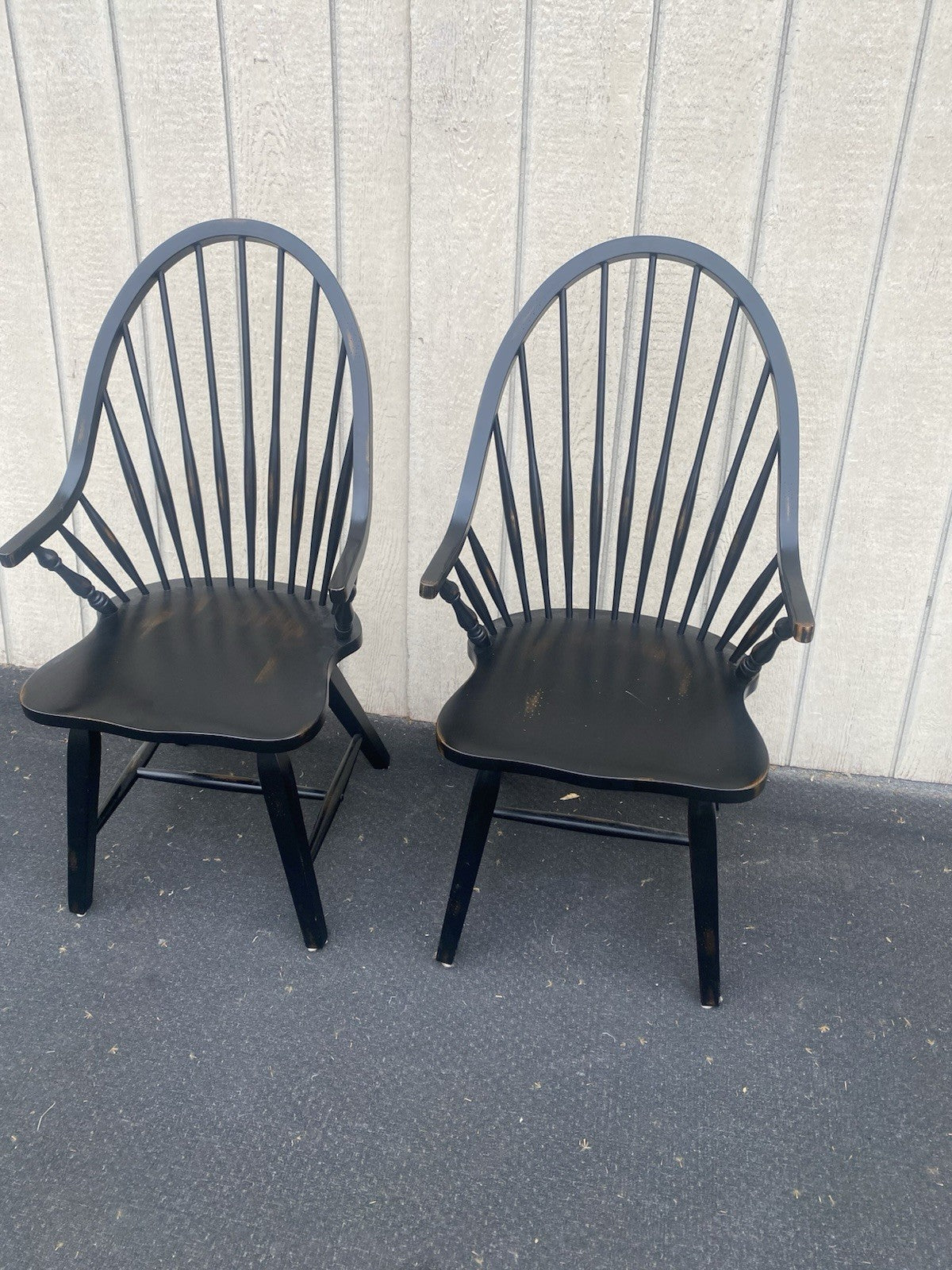 66522 Pair Quality Windsor Dining Chairs Chair s