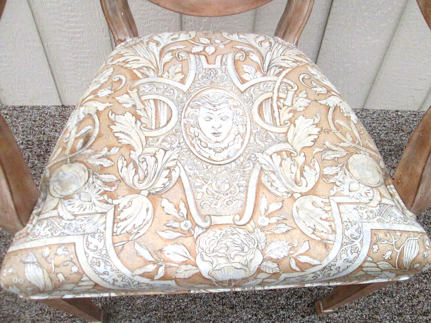 58312 Set of 6 QUALITY Custom Made Dining Chairs w Original Factory Finish