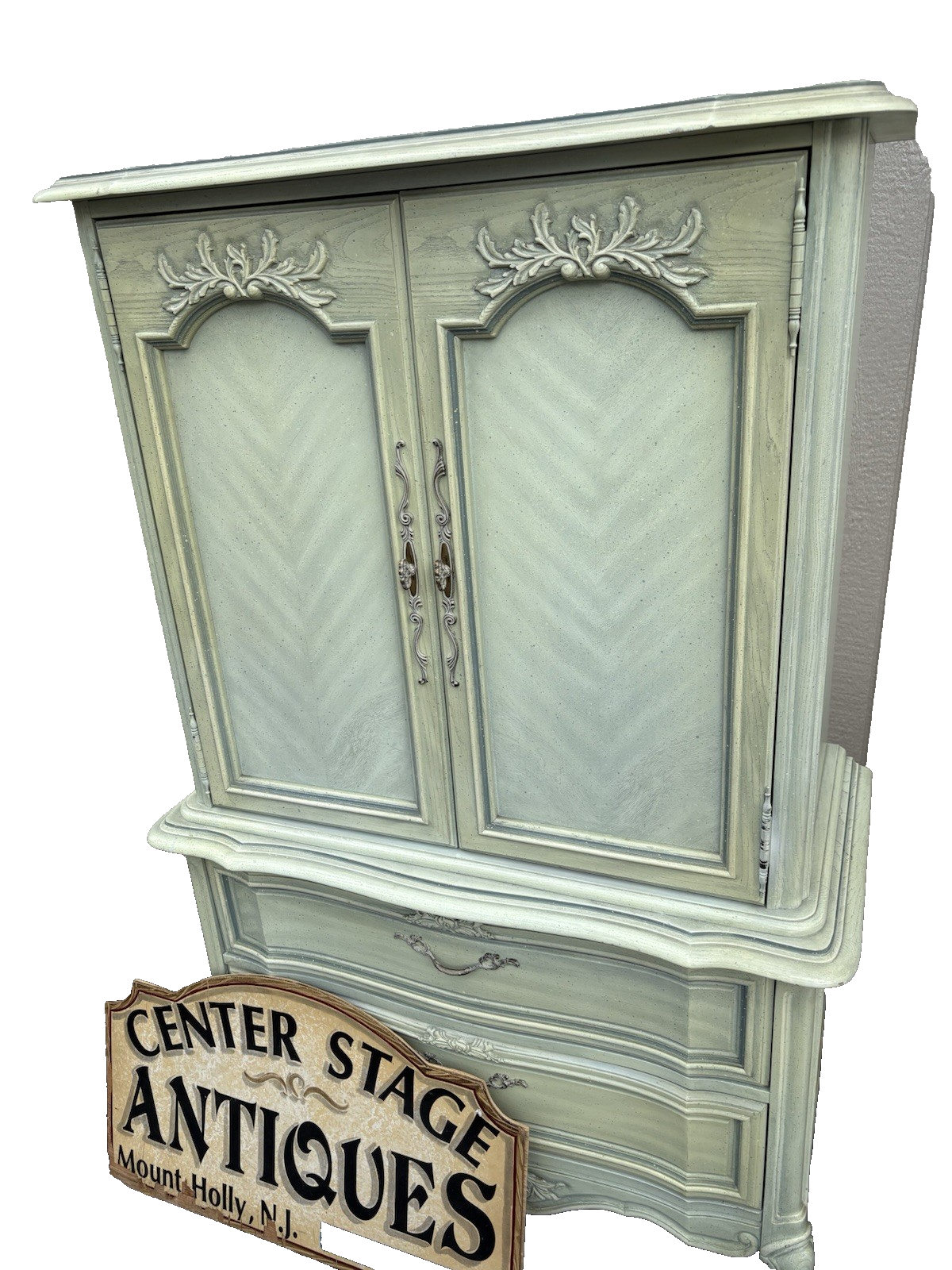 00001 French Provincial STANLEY Furniture  High Chest Dresser Chifferobe