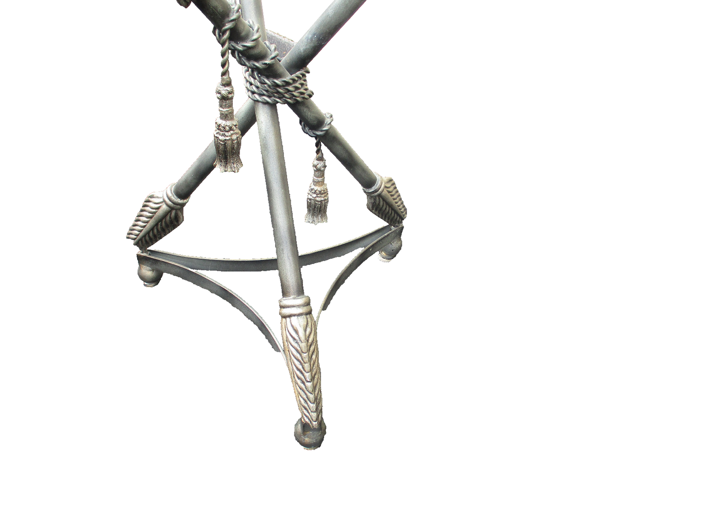 64245 Glass Top Decorator Foyer Console Dining Table  46" W glass top