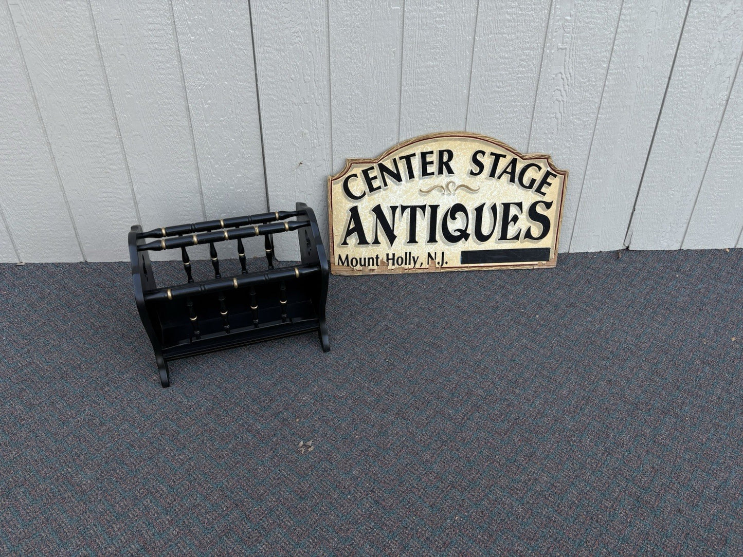 67127 ETHAN ALLEN Magazine Rack Holder Stand