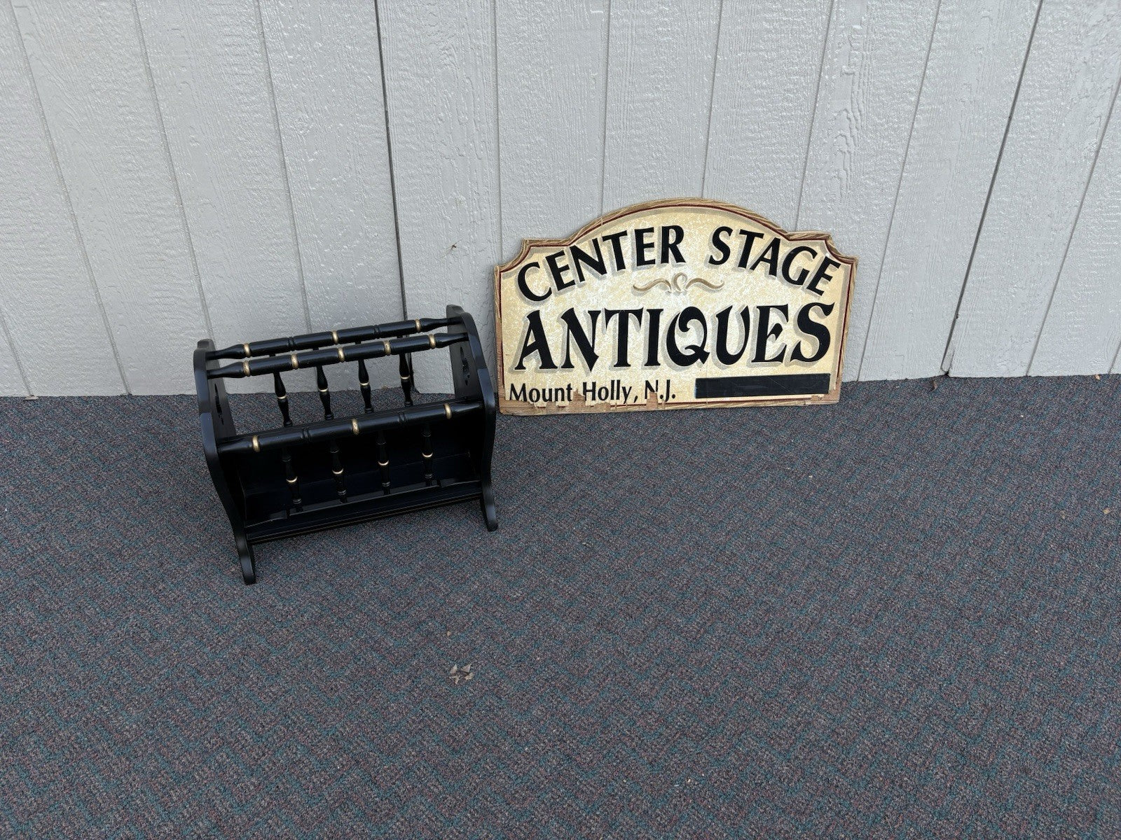 67127 ETHAN ALLEN Magazine Rack Holder Stand