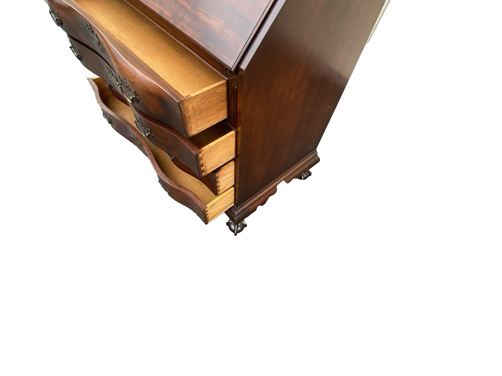 66430 VANLEIGH Furniture Custom Hand Made Secretary Desk w/ Bookcase Top