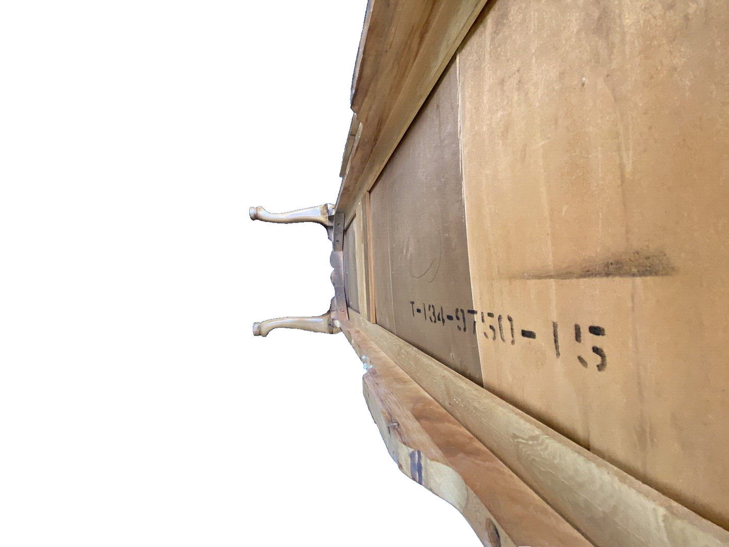 66219   Thomasville Country Manor  Oak Bookcase Curio Cabinet