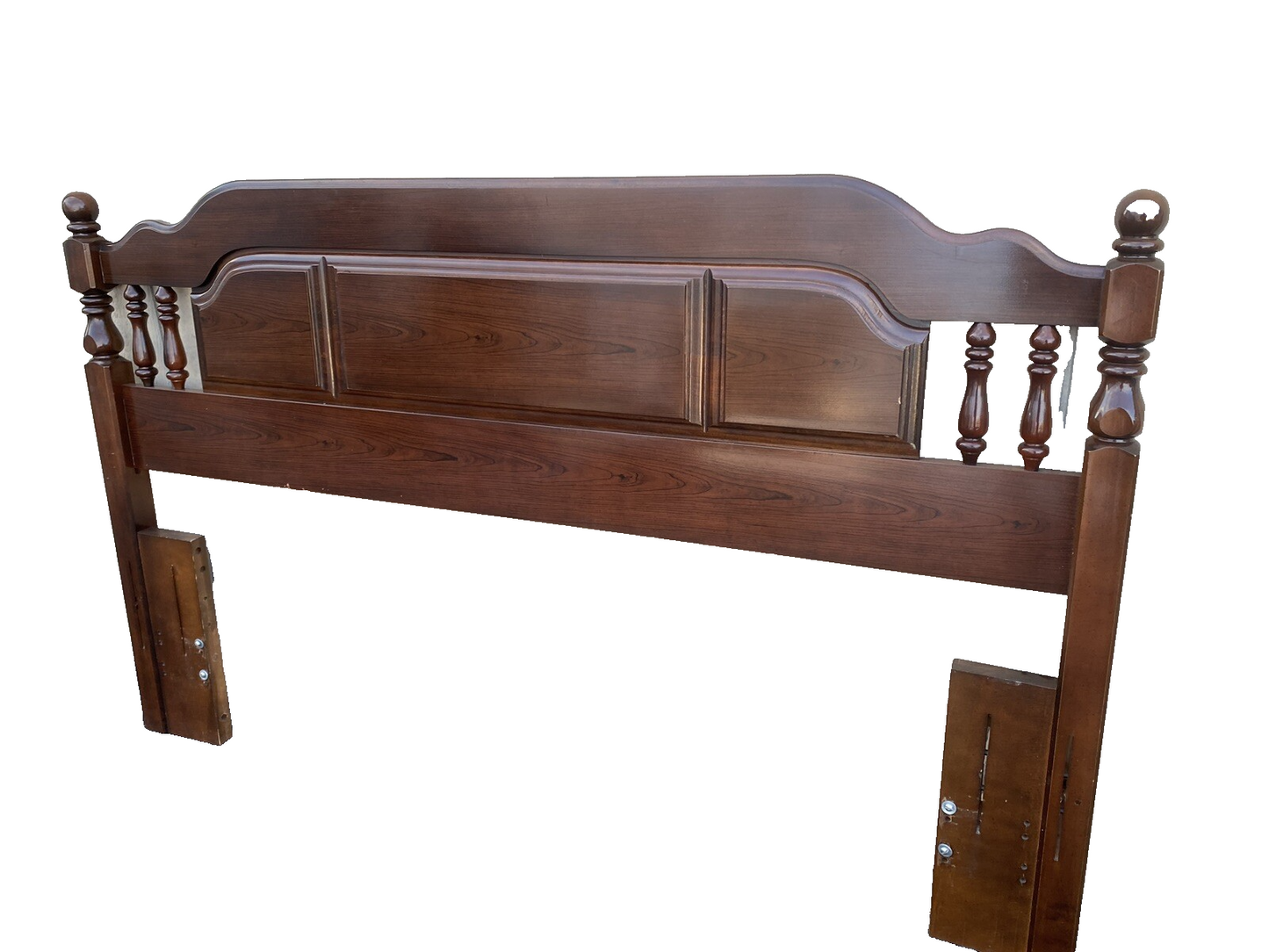 66225   Cherry Queen or Full Size Headboard Bed