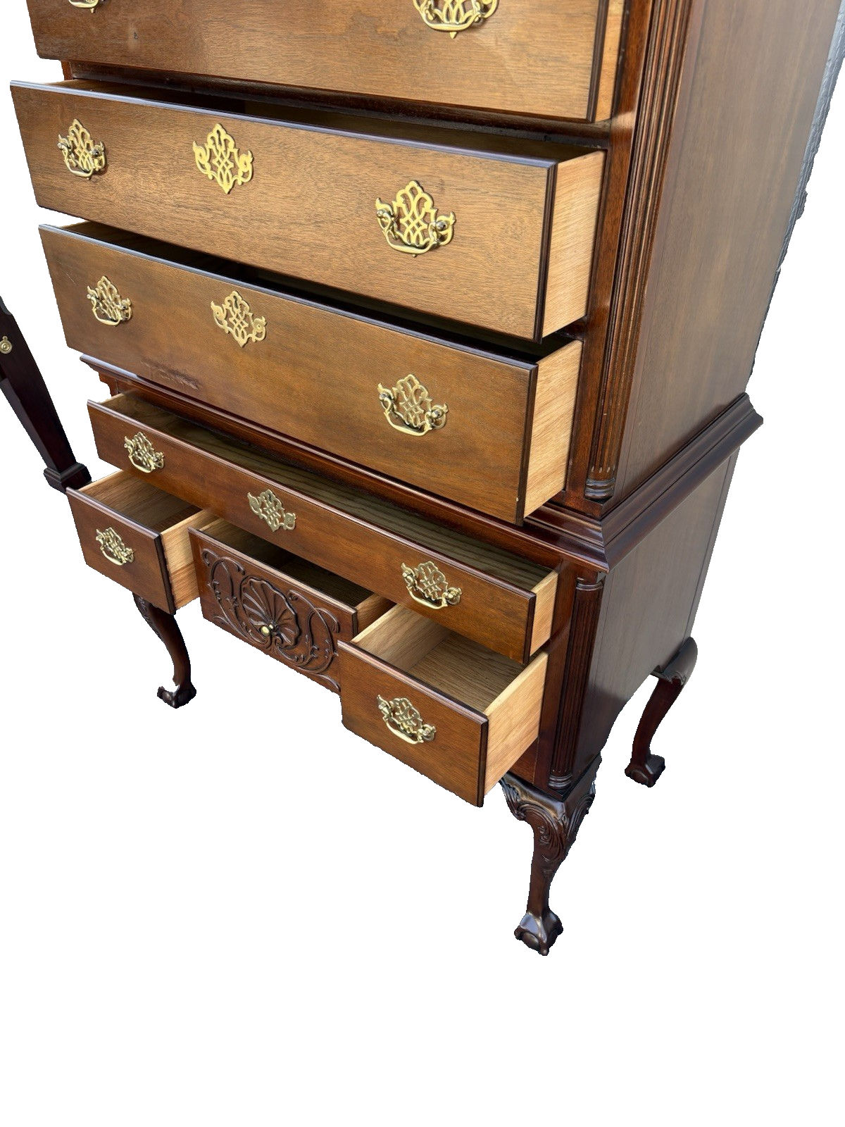 00001 COUNCILL Furniture Mahogany High Boy Dresser Chest QUALITY MADE