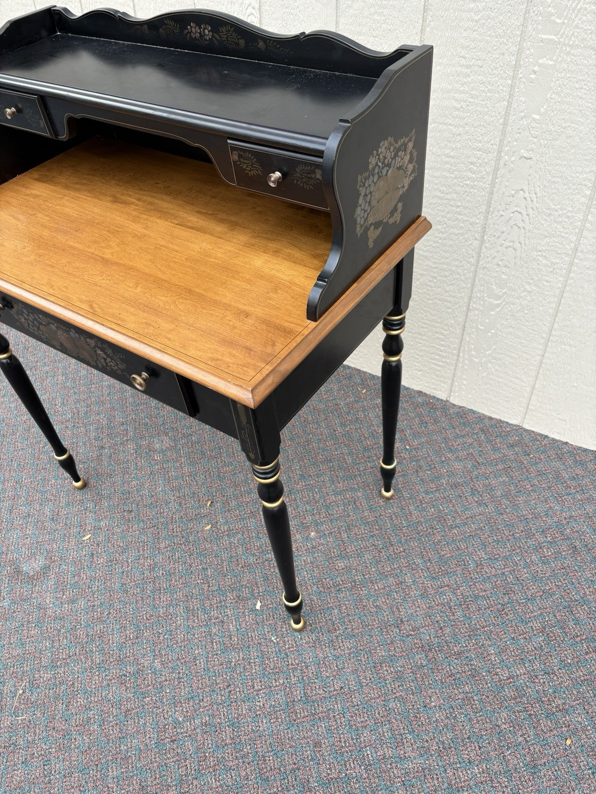 67129 ETHAN ALLEN Office Stenciled Office Desk