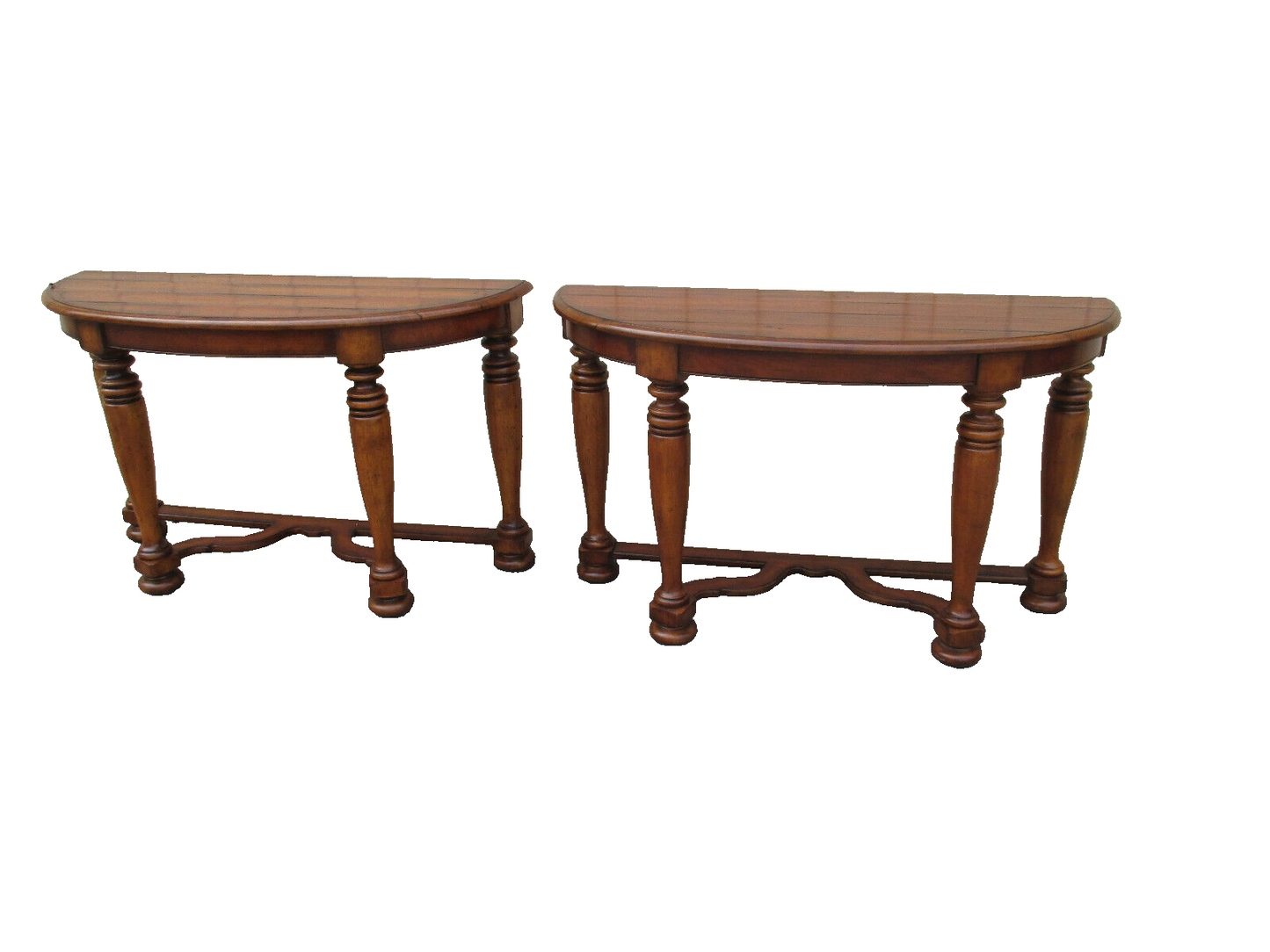 62455   PAIR  of Quality   Console Sofa Library Sideboard Server Tables