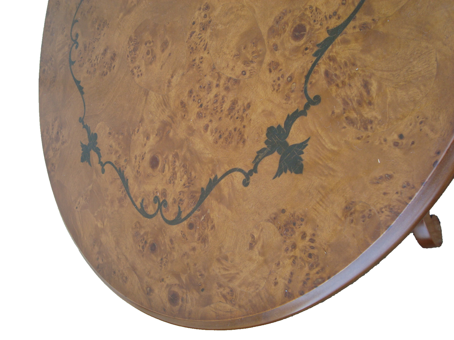 60342 Pair QUALITY Inlaid ITALIAN LUCA FERRARI Lamp Table Nightstands