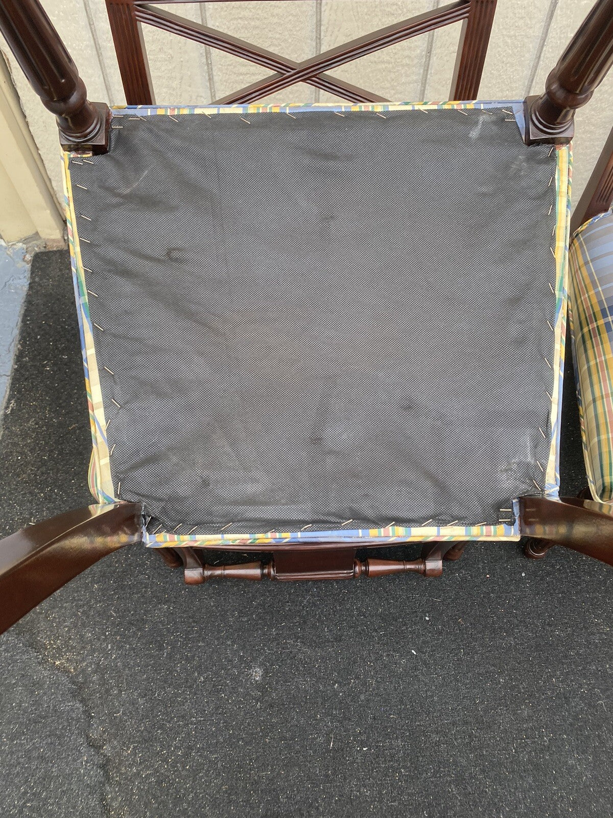 65980   Set of 10 Mahogany Dining Chair s