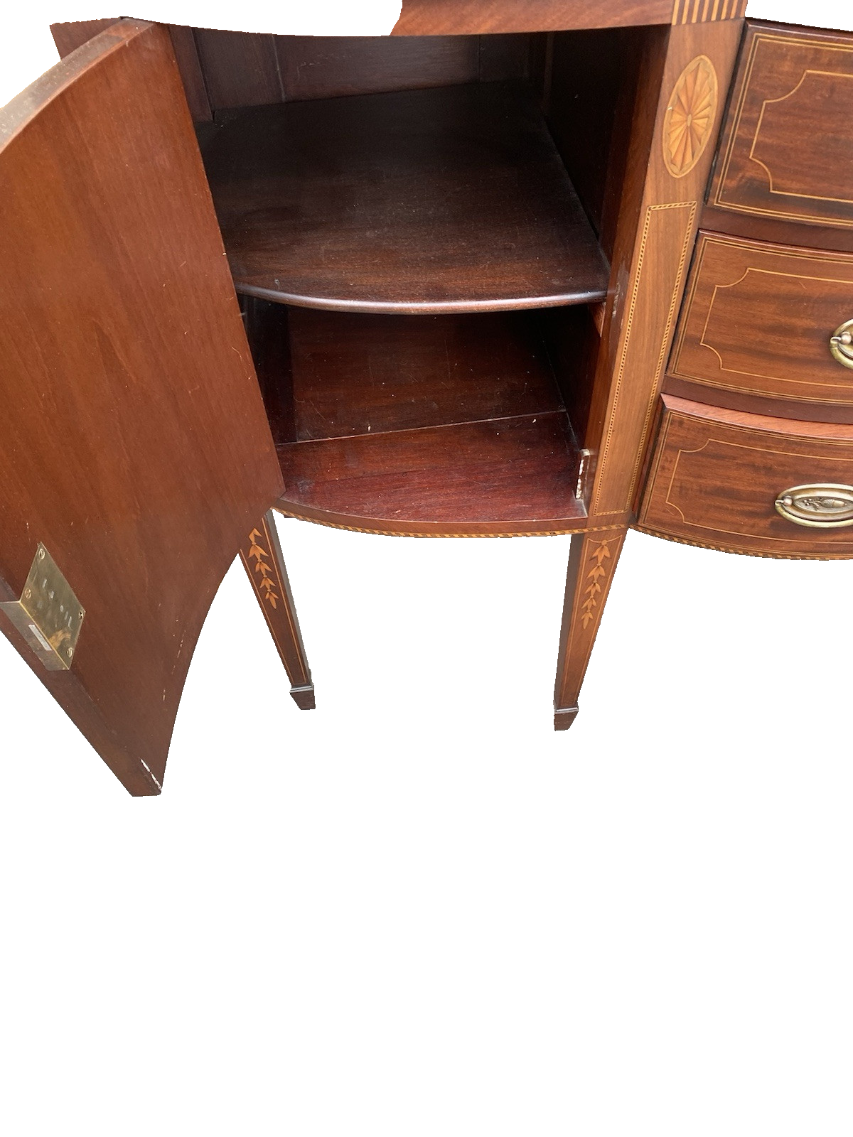 66402 POTTHAST Brothers Custom Hand Made Inlaid  Sideboard Server Cabinet