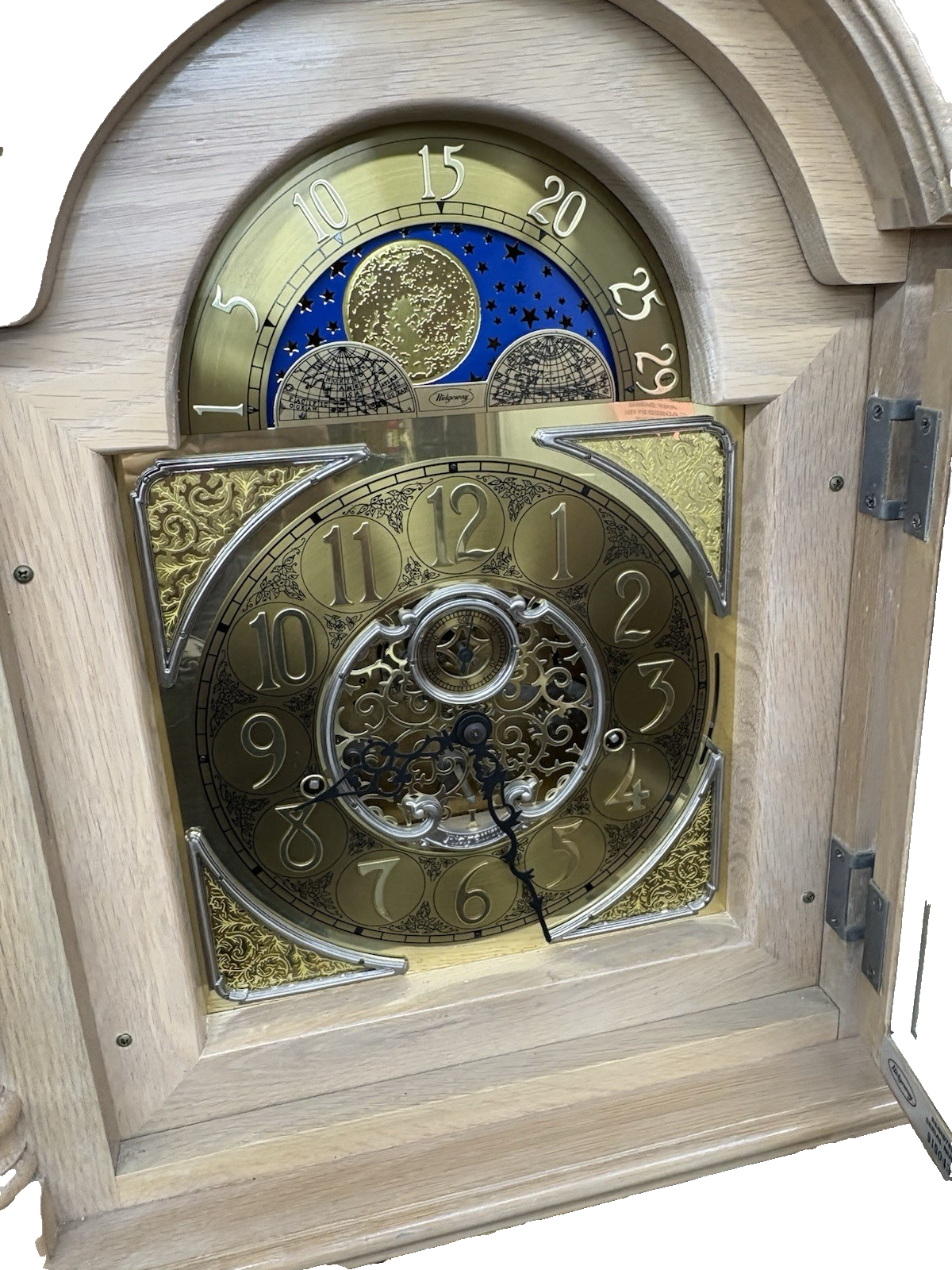 66395   Modern RIDGEWAY Grandfather Clock Hatrack Umbrella Stand