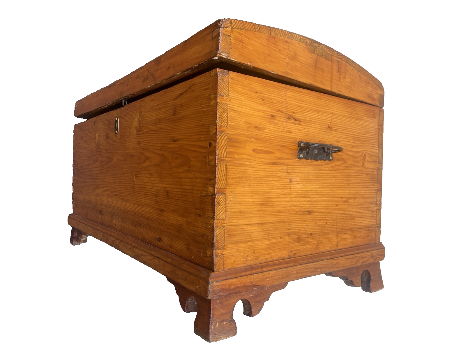 65436 Antique Primitive Blanket Storage Chest