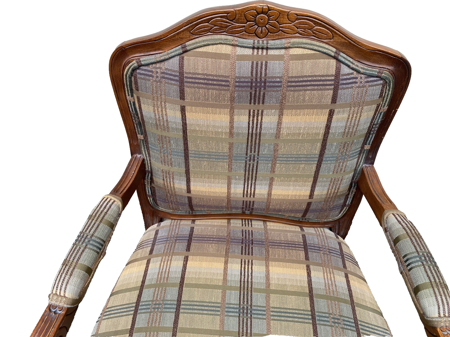 65910 French Country LLOYDS Furniture Bergere Armchair Chair