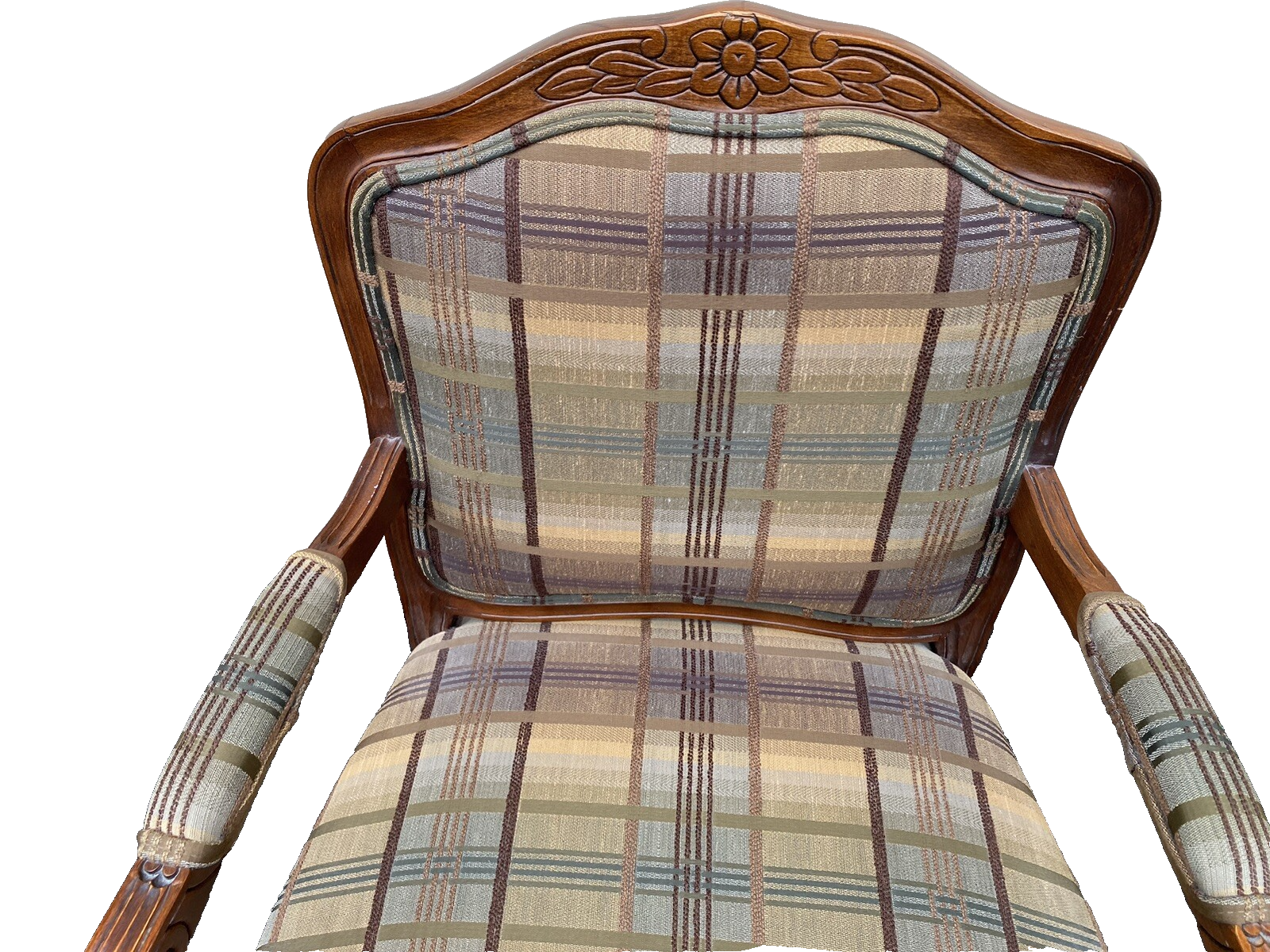 65910 French Country LLOYDS Furniture Bergere Armchair Chair