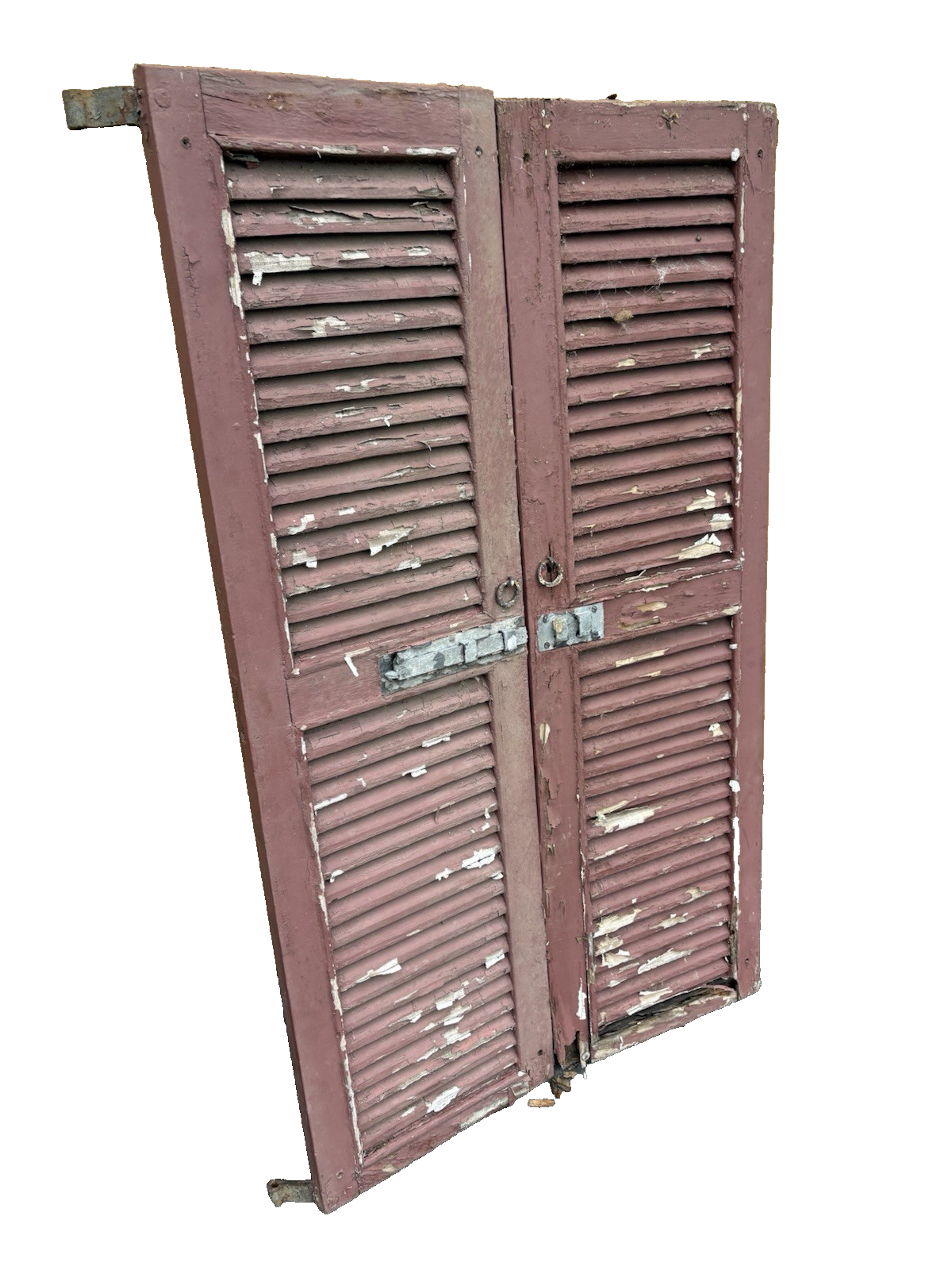 00001 Collection of 10 Antique Victorian House Shutters