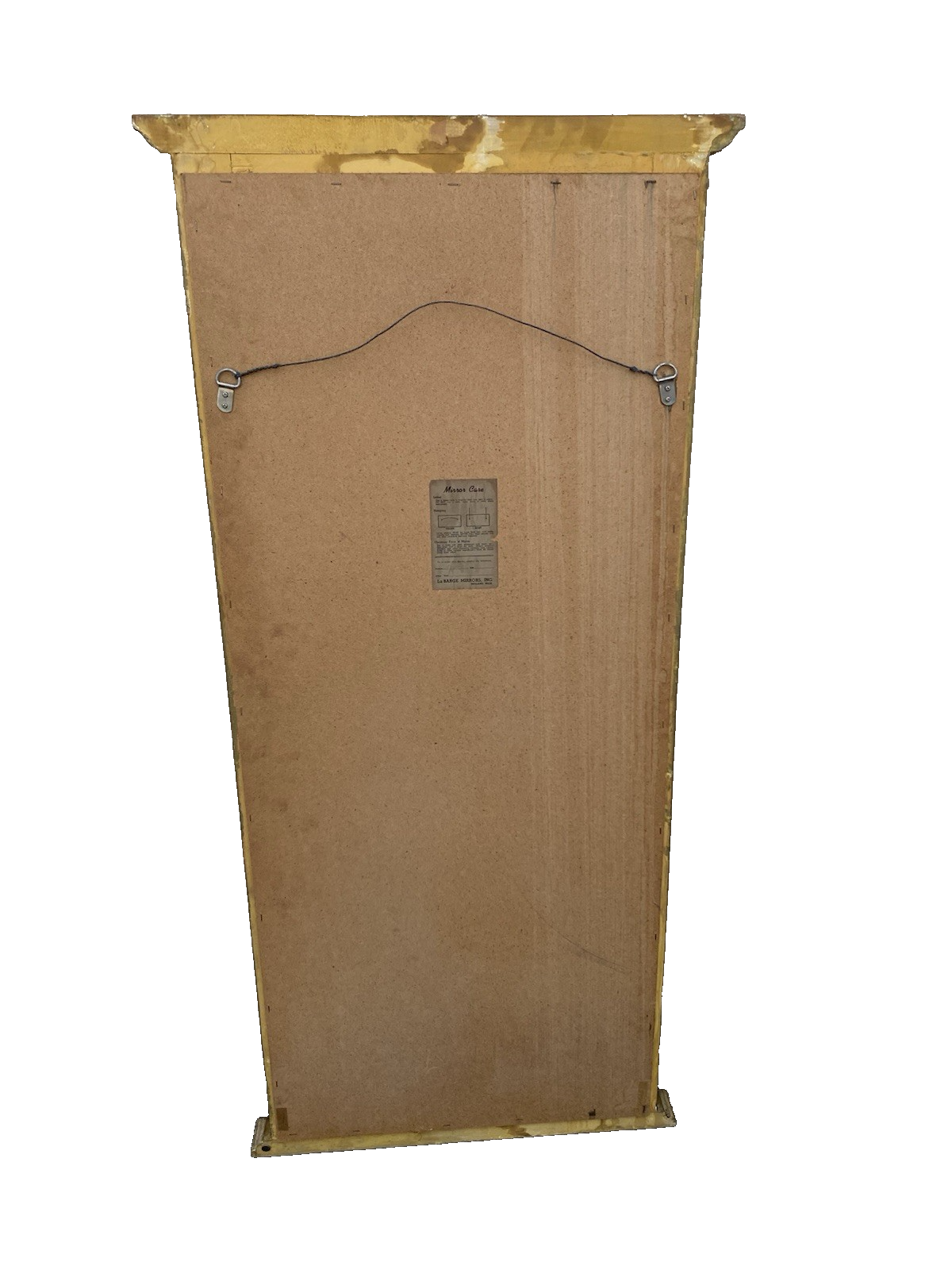 66618 LaBarge Decorator Mirror with French Scene on the top