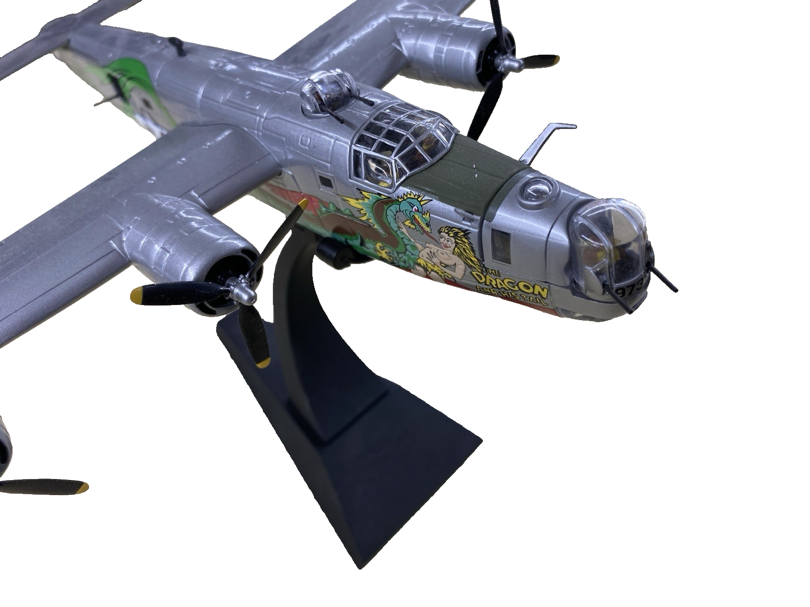 ES 231: Corgi B24 J Liberator Dragon and  his tail diecast Airplane AA34001