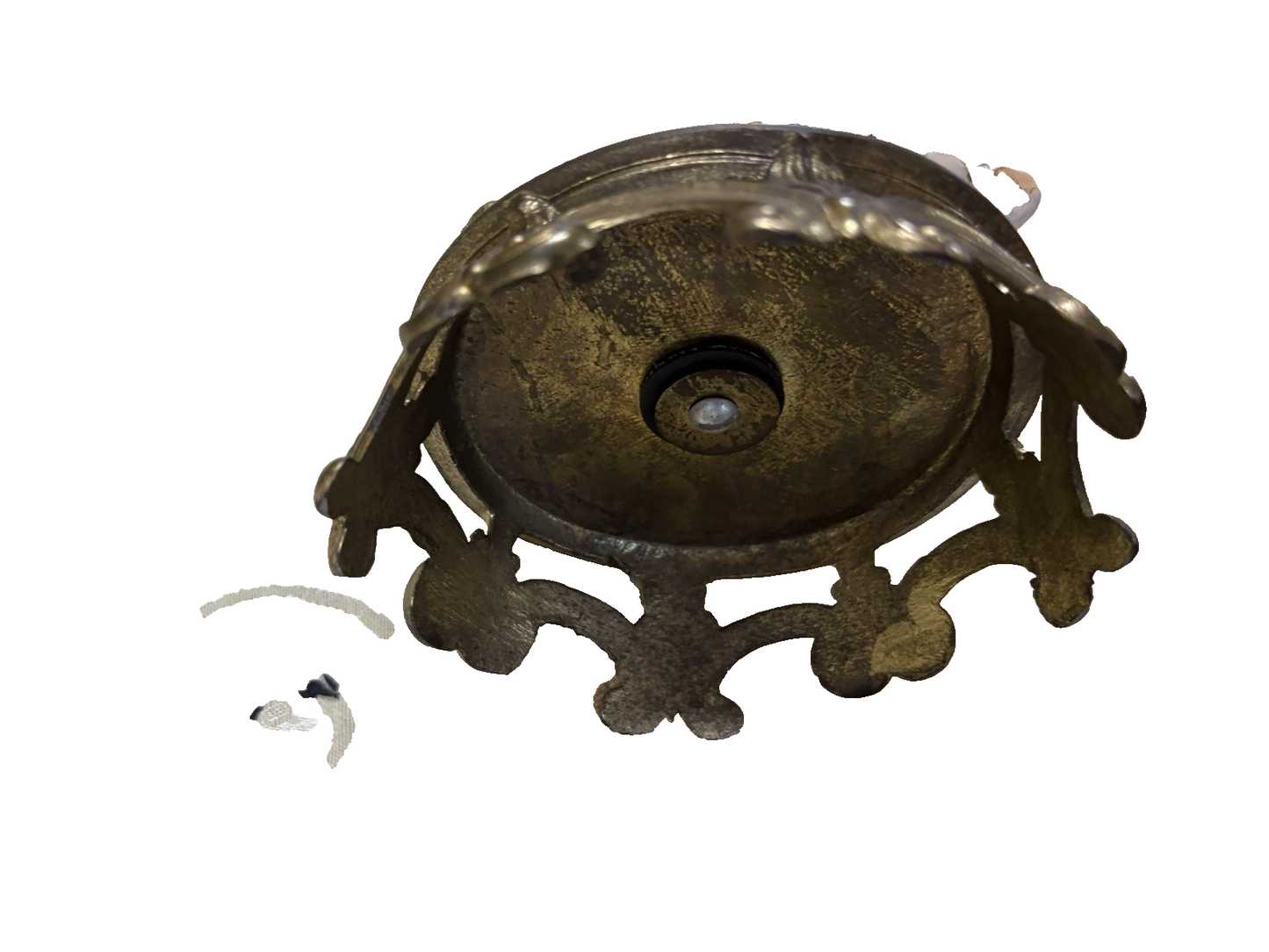 COL 03 WW:       Pair Bisque Candelabra Figures