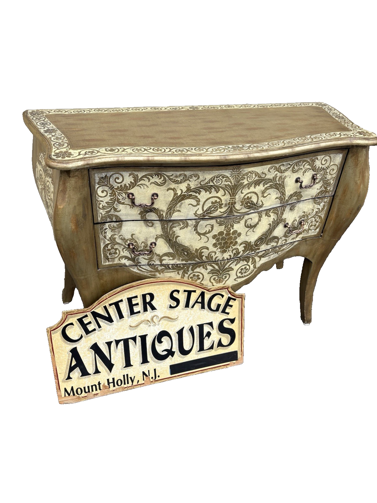 67092 Italian Bombay Decorator Dresser Chest