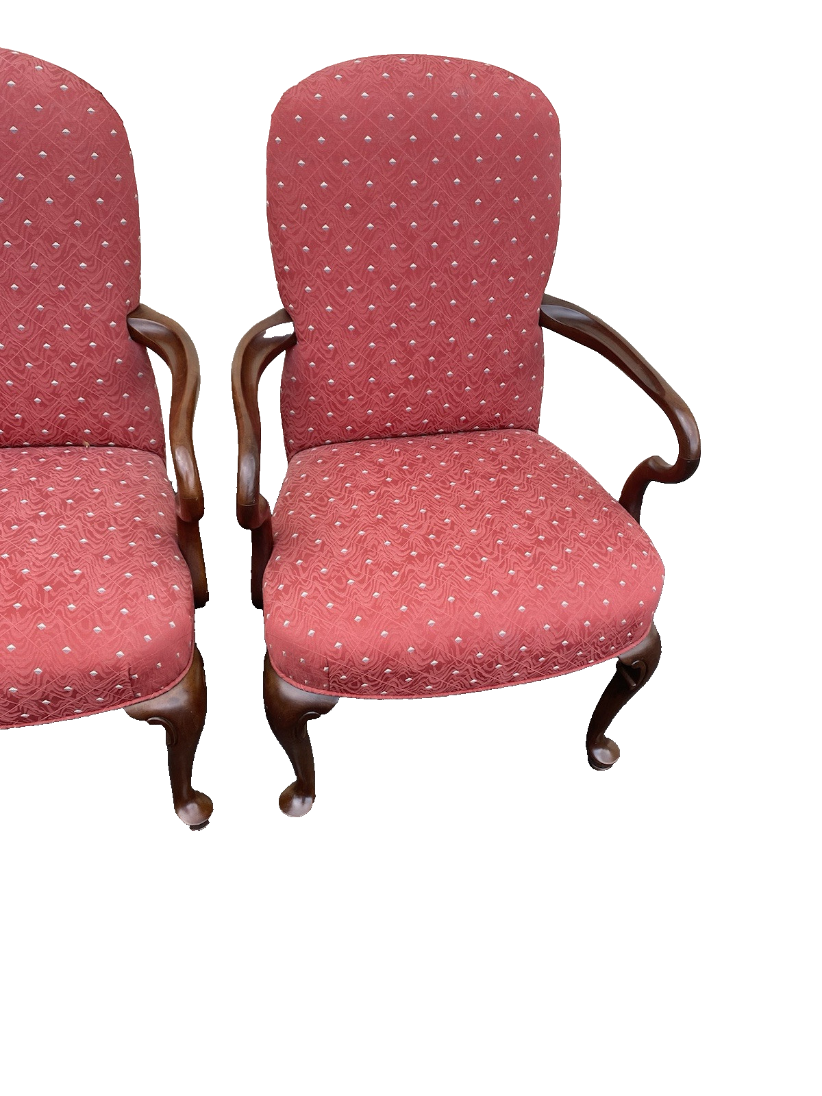 66446   Pair ETHAN ALLEN Bergere Armchair Chair s