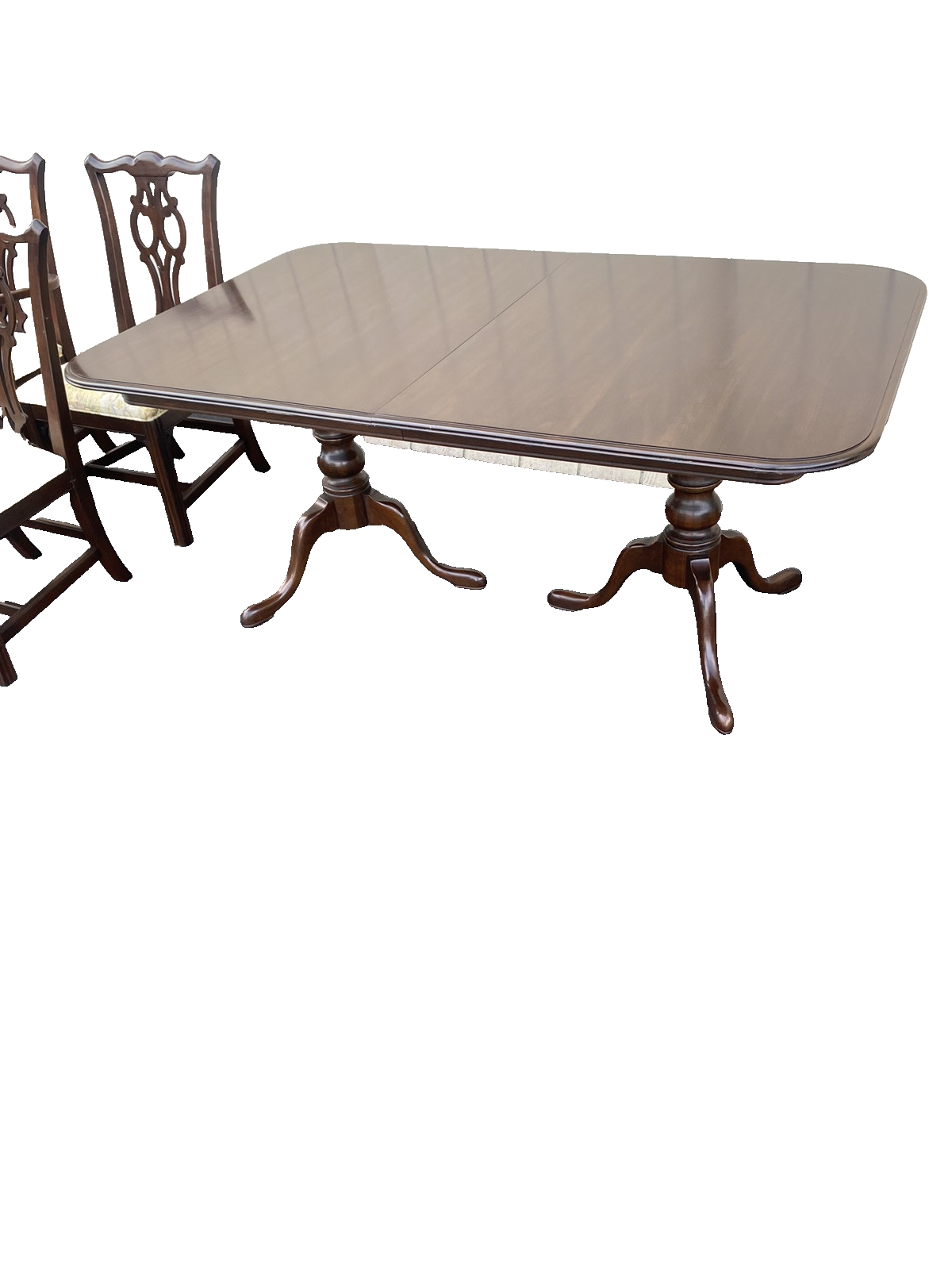 66606   ETHAN ALLEN Mahogany Dining Table