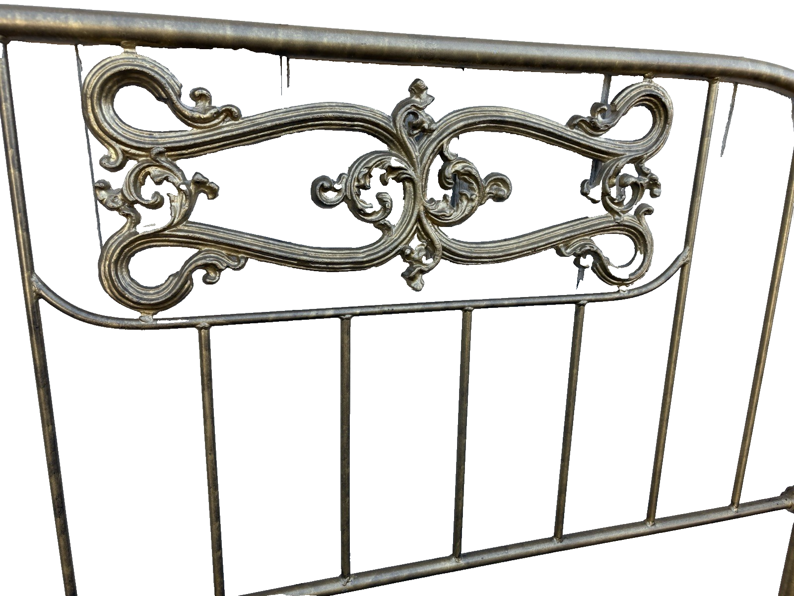 66792 QUALITY Made Decorator Iron Queen  Size Headboard Bed