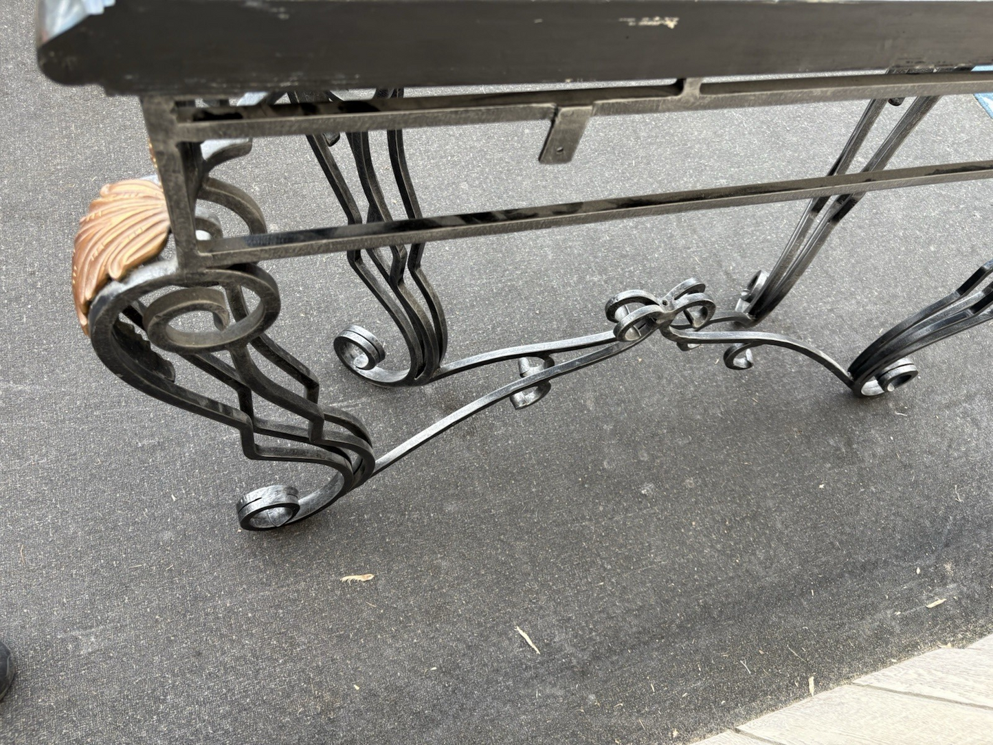 66849    Super Quality Marble Top Console Table Hall Stand Sideboard Server