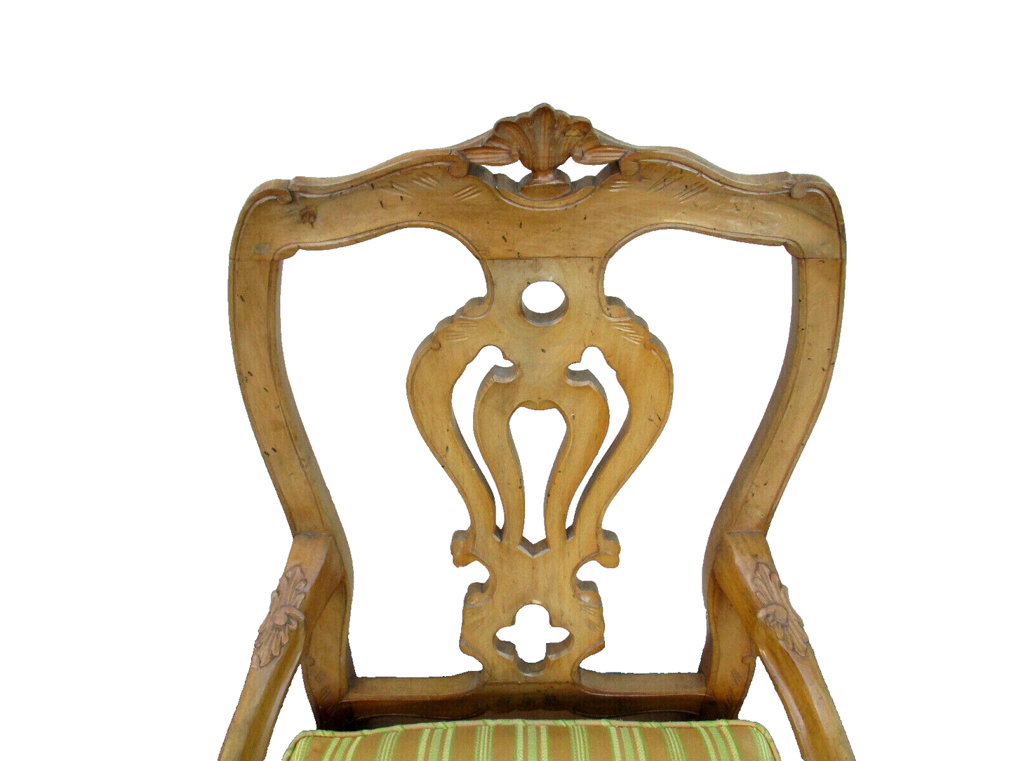 62658   French Country Louis XV Armchair Chair PEGGED Construction