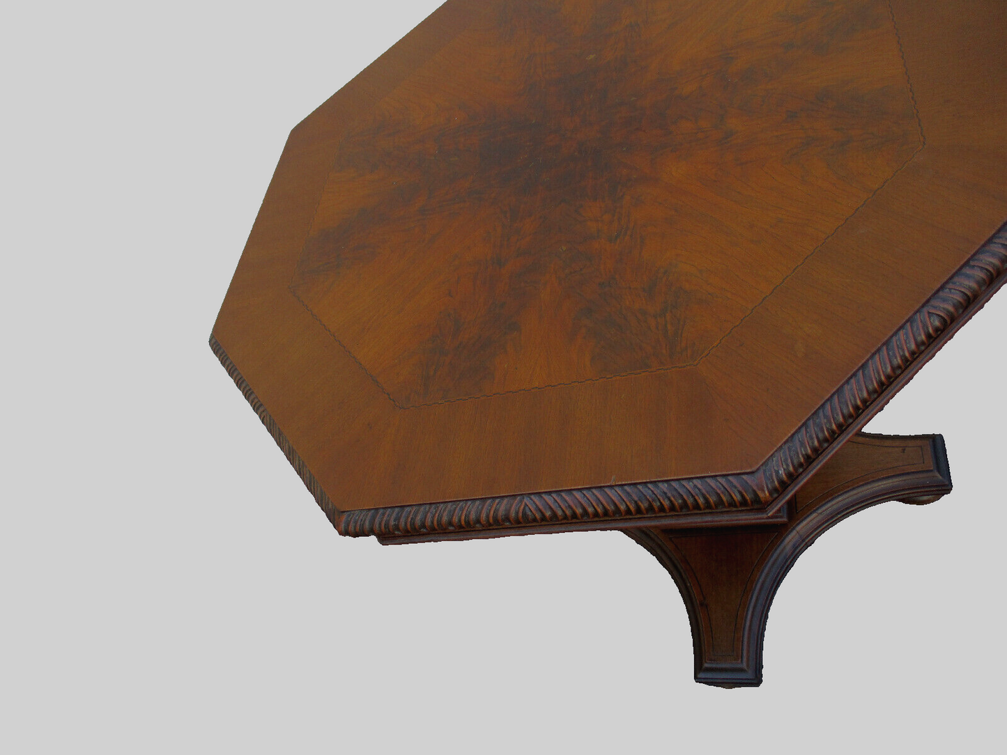 63354  Inlaid Walnut Lamp Table Nightstand Stand Imperial Grand Rapids Furniture