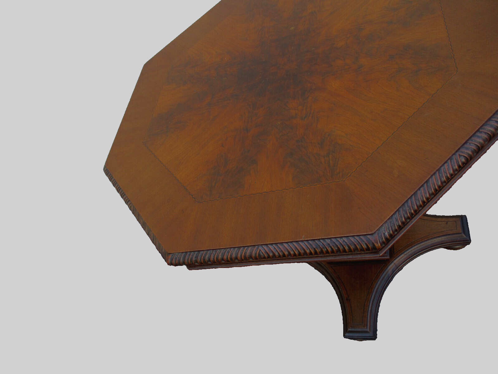 63354  Inlaid Walnut Lamp Table Nightstand Stand Imperial Grand Rapids Furniture