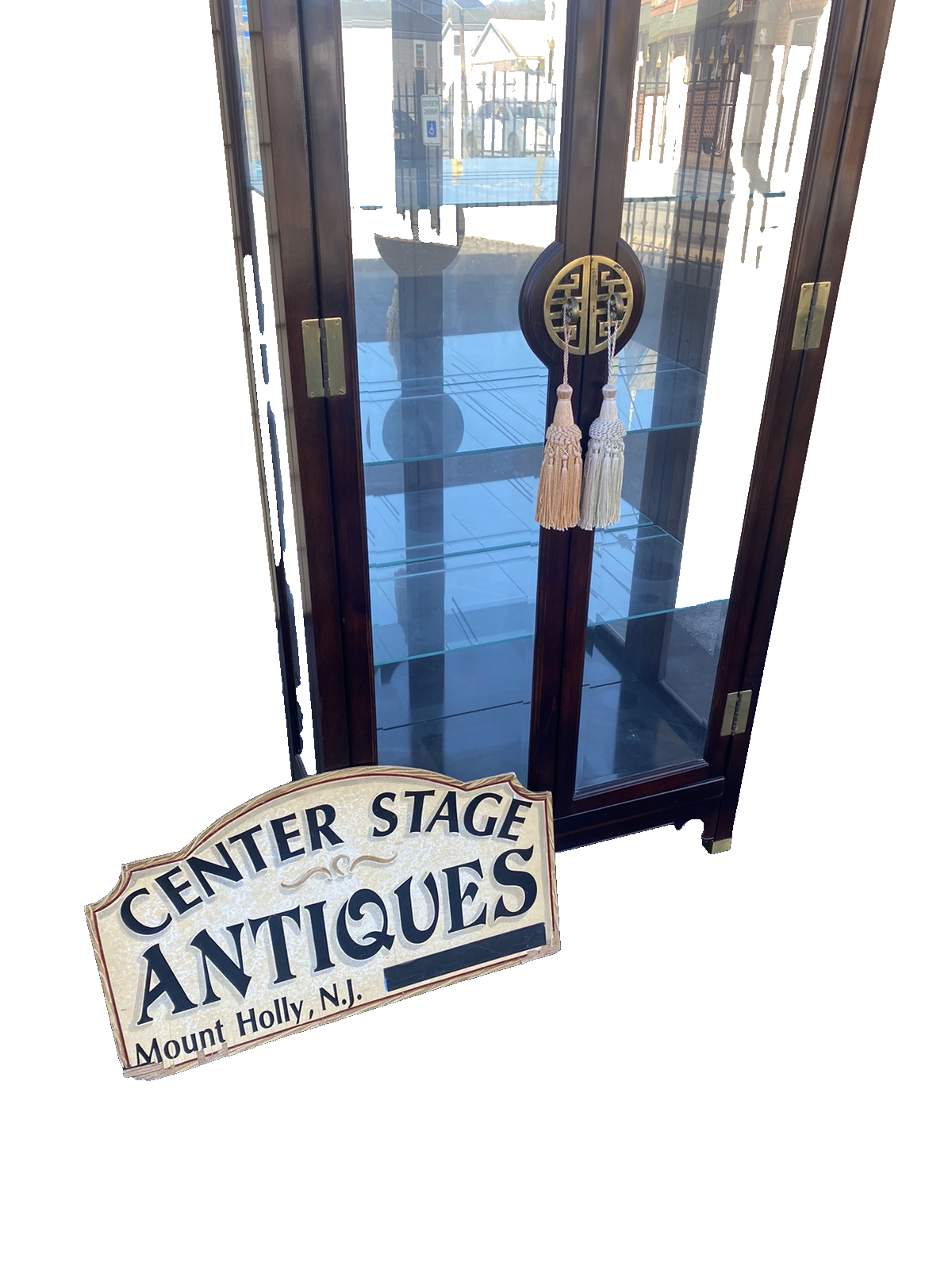 66385 American Furniture Oriental  Curio China Cabinet