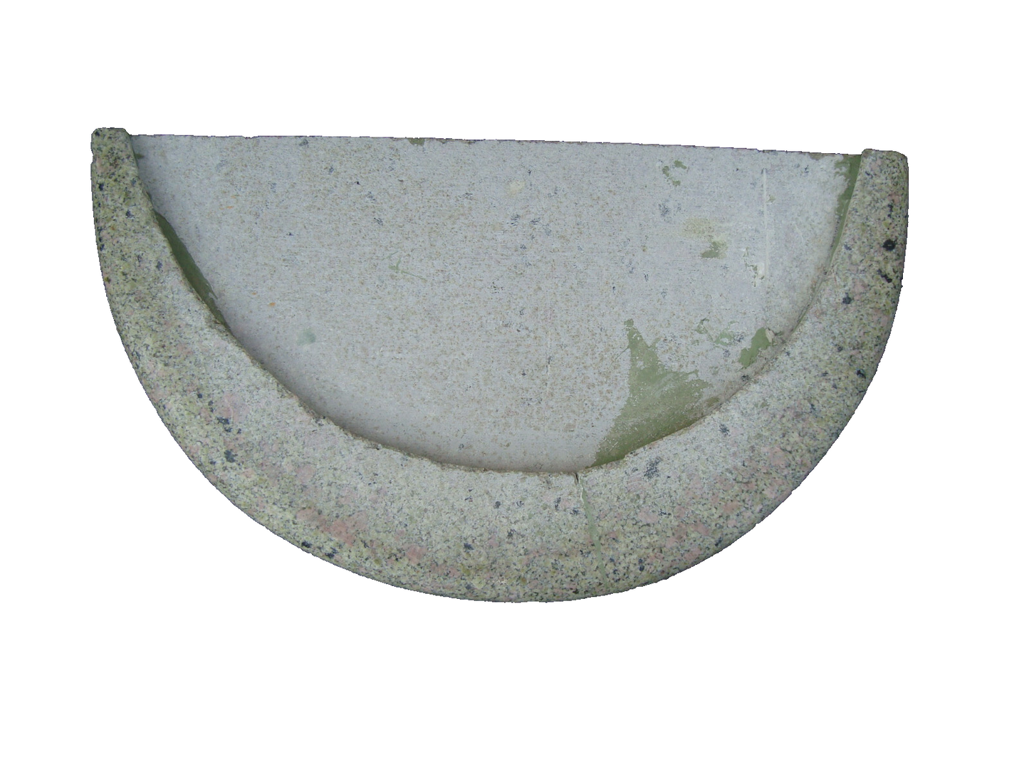 61868 Modern Stone Cement Top Wall Shelf Console Table